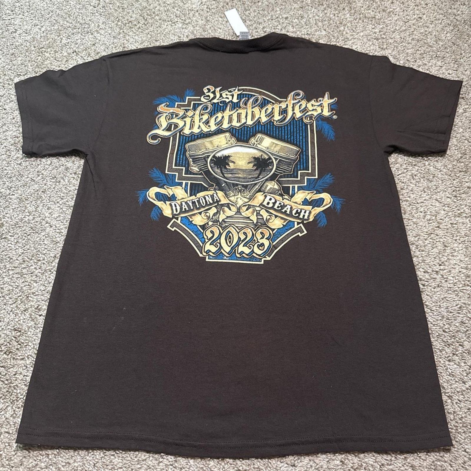 Harley Davidson 31st Annual BIKETOBERFEST Daytona Beach T-Shirt Size US L / EU 52-54 / 3 - 2 Thumbnail
