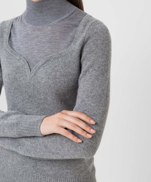 Alexander McQueen o1y0325 Sweater in Grey Size M / US 6-8 / IT 42-44 - 5 Thumbnail