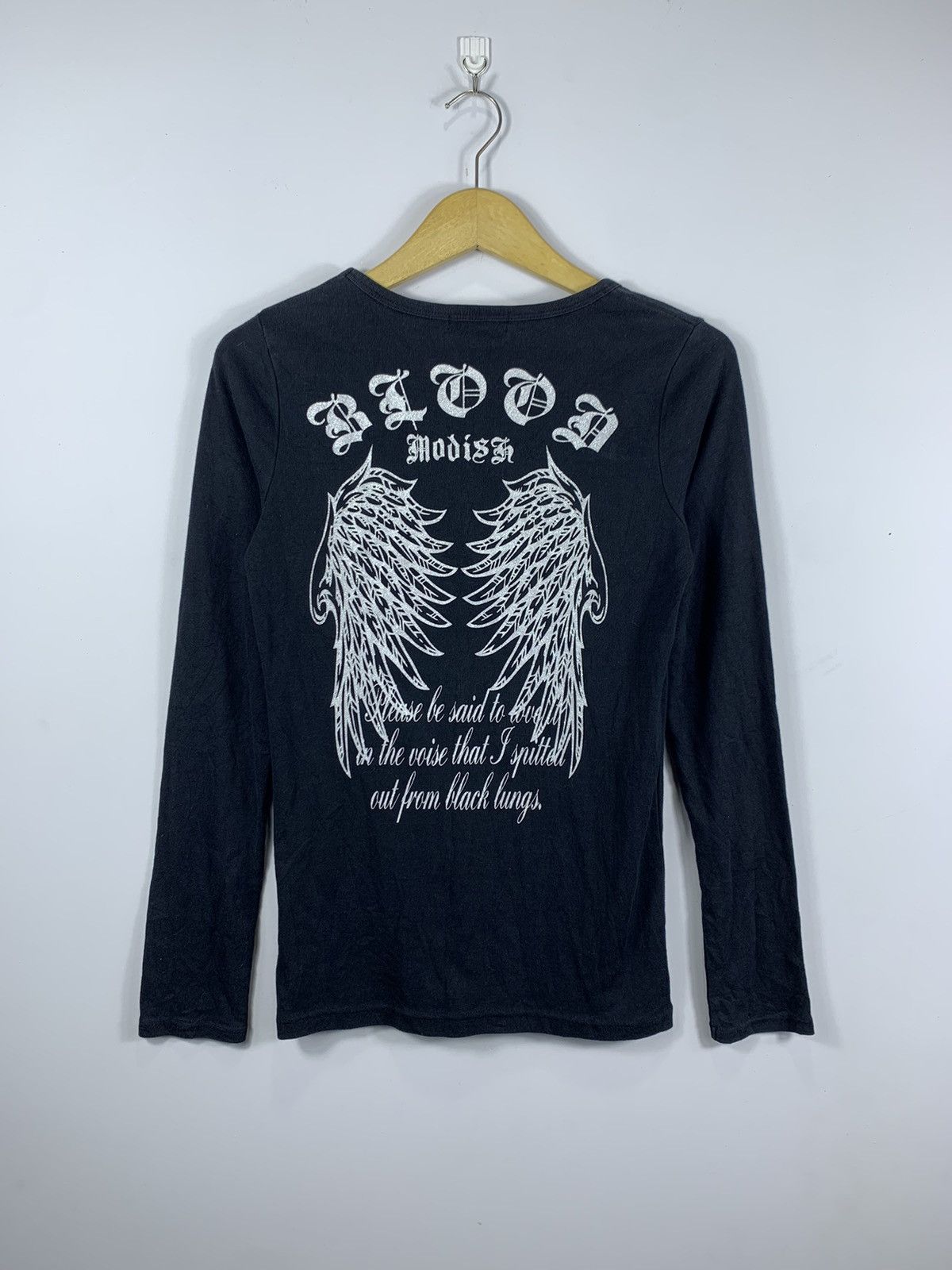 Hysteric Glamour Sick gothic punk skull Poem Blue Prive ifsixwasnine Size US S / EU 44-46 / 1 - 2 Thumbnail