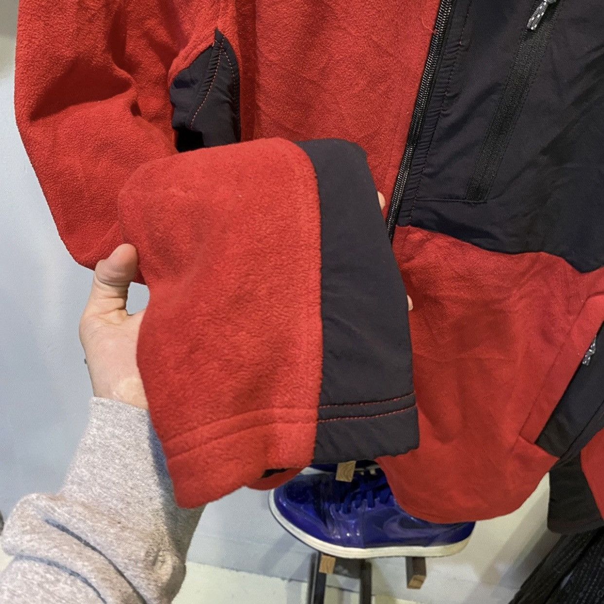 Patagonia × Vintage Patagonia R2 Fleece Full Zip Jackets Size US XL / EU 56 / 4 - 4 Thumbnail