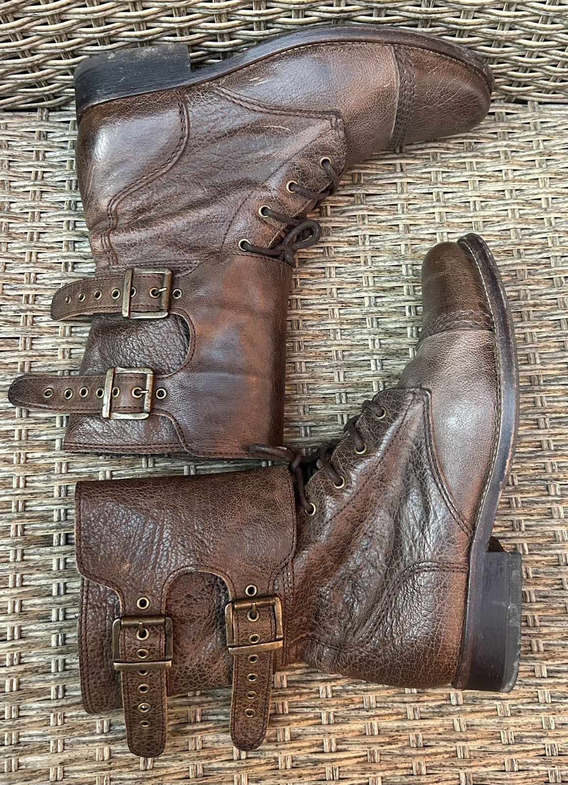 Allsaints All Saints Leather Combat Boots Size UK8 Women’s Size US 10.5 / IT 40.5 - 6 Thumbnail