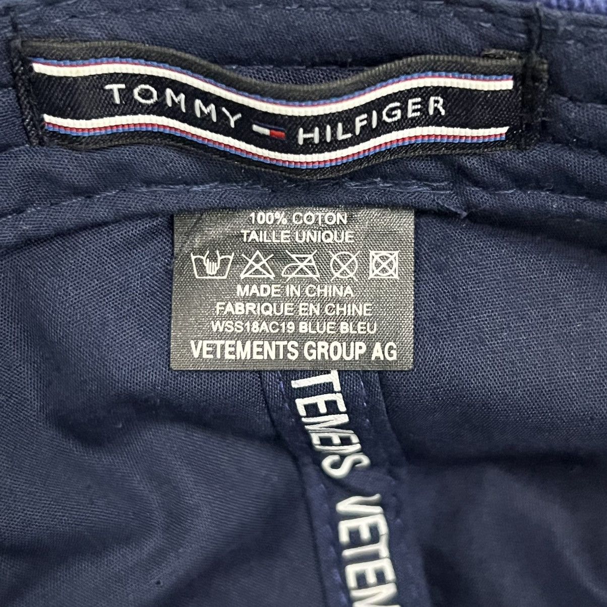 Vetements SS18 Tommy Hilfiger Cap