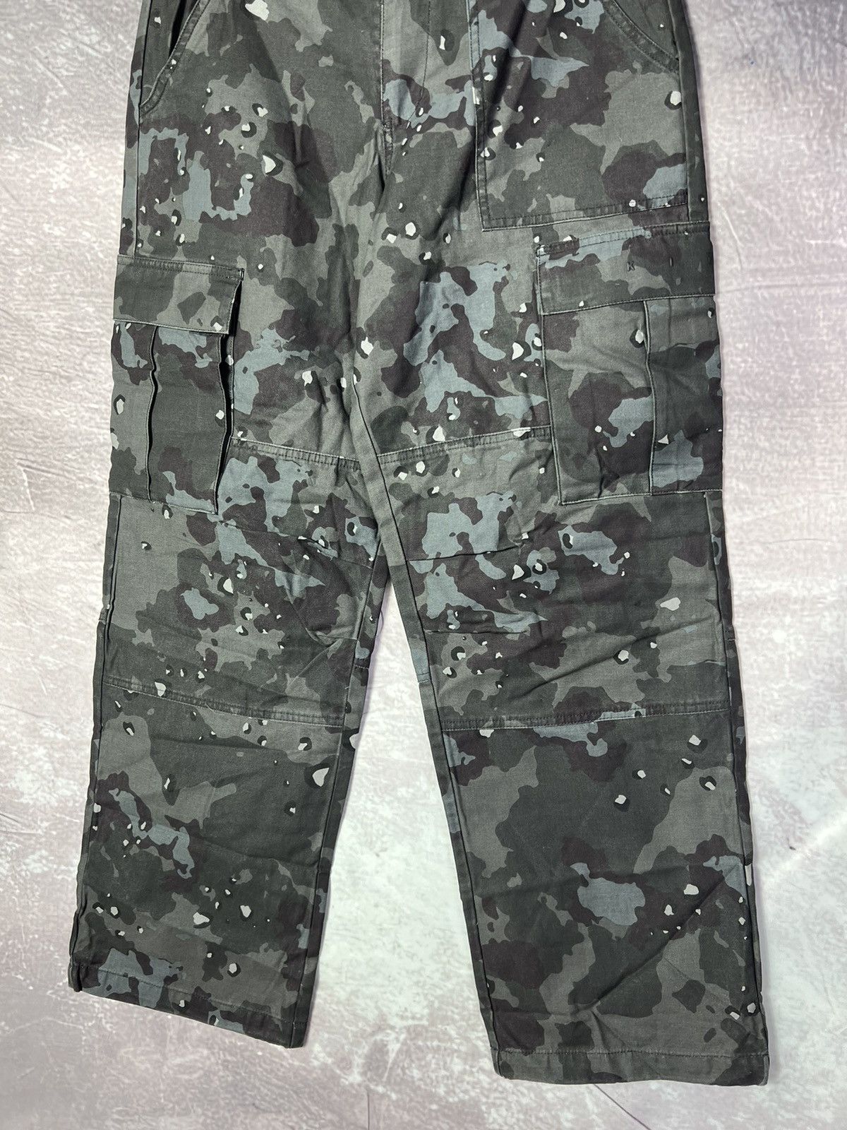 NWT Kith Jaden Midnight Cookie Camo Baggy Cargo Pants