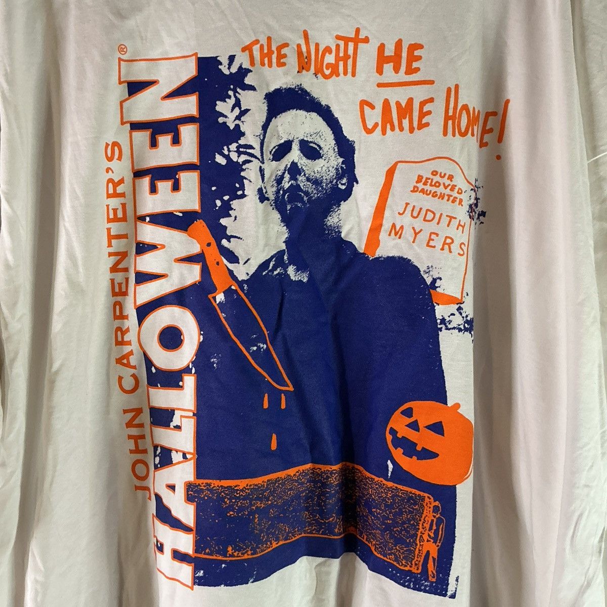 Other Halloween Men’s 2X Graphic Long Sleeve Tee White movie NWOT Size US XXL / EU 58 / 5 - 2 Thumbnail