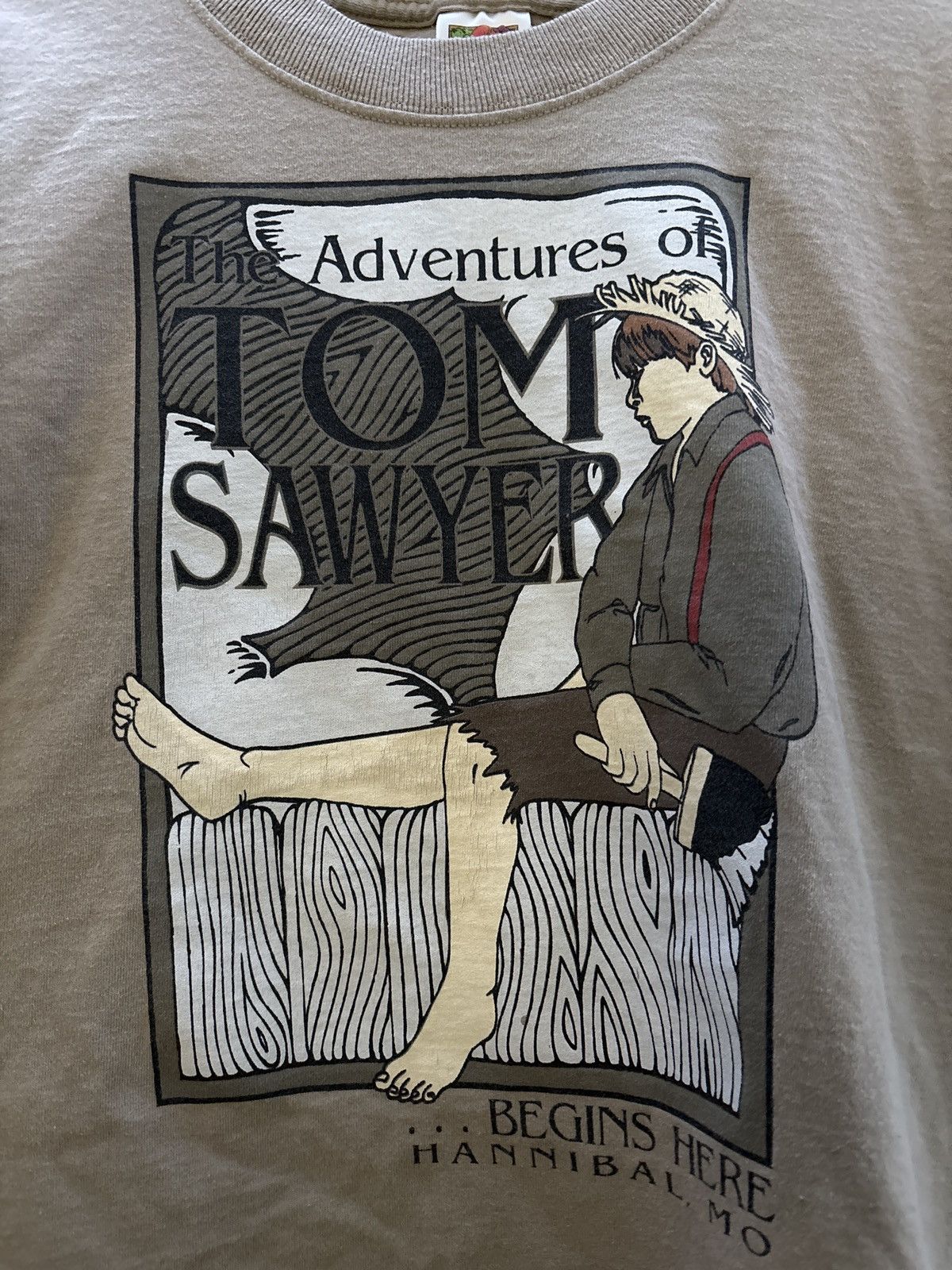 Vintage Vintage Tom Sawyer Hannibal, Missouri shirt Size US XL / EU 56 / 4 - 2 Thumbnail
