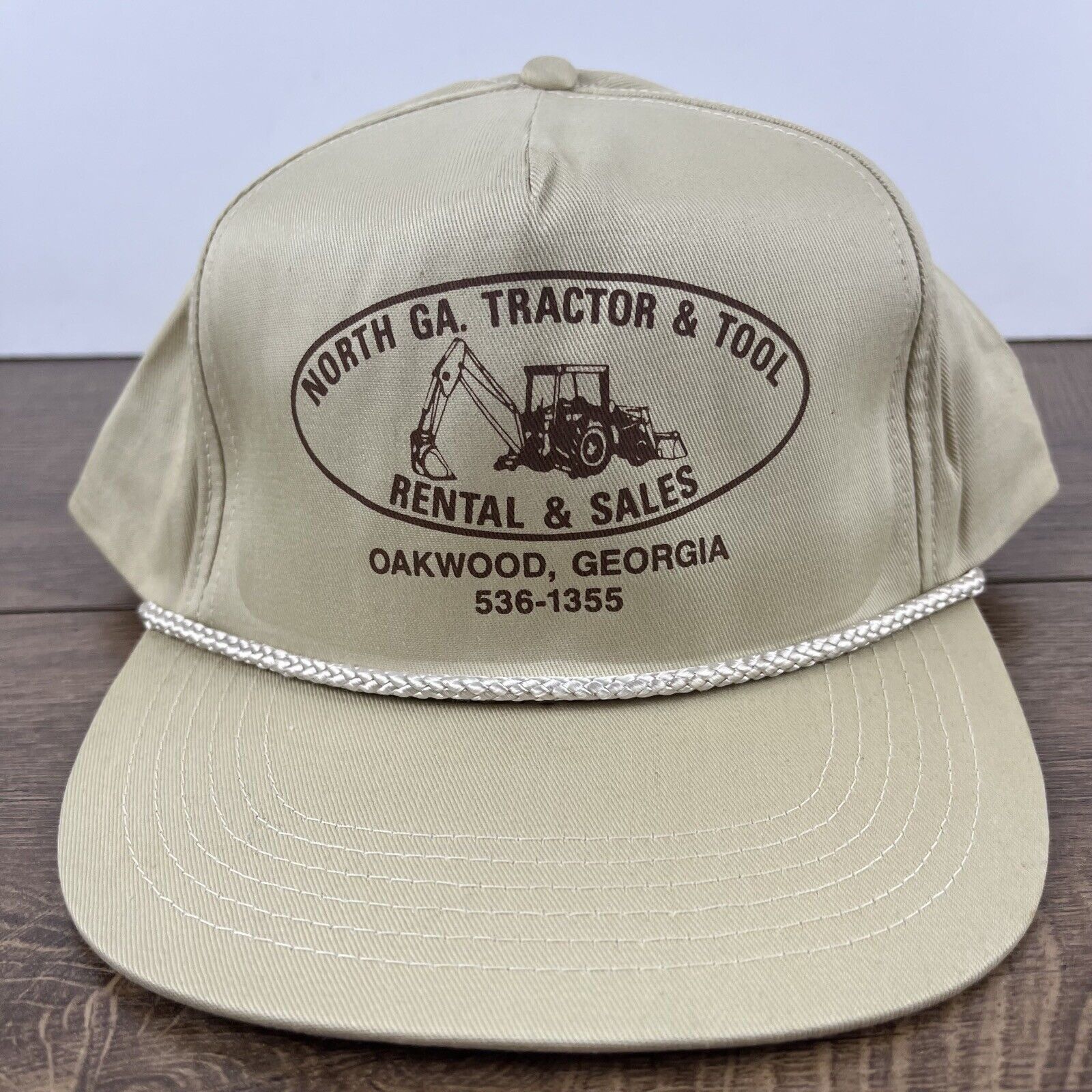 Other North Georgia Tractor Tool Hat Brown Adjustable Hat Oakwood Size ONE SIZE - 6 Thumbnail