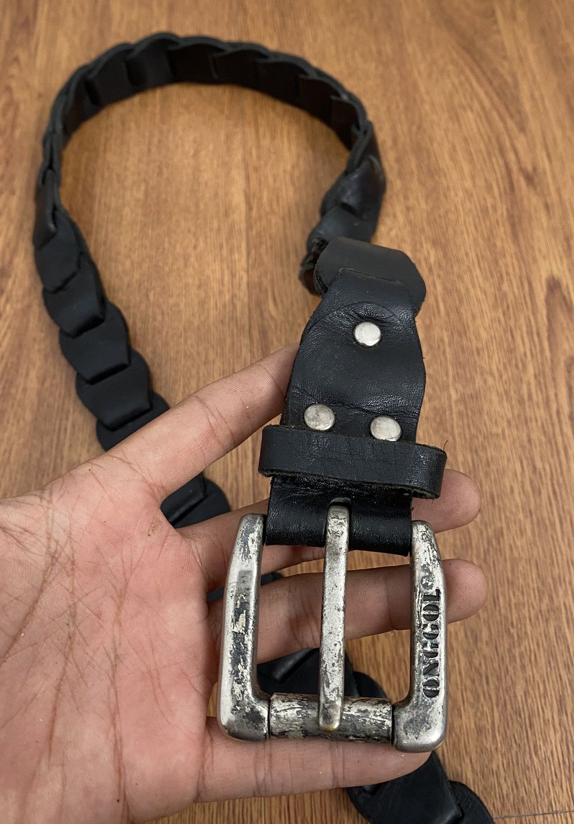 If Six Was Nine × Japanese Brand × Le Grande Bleu (L.G.B.) Ongol old silver buckle belt Size ONE SIZE - 2 Thumbnail