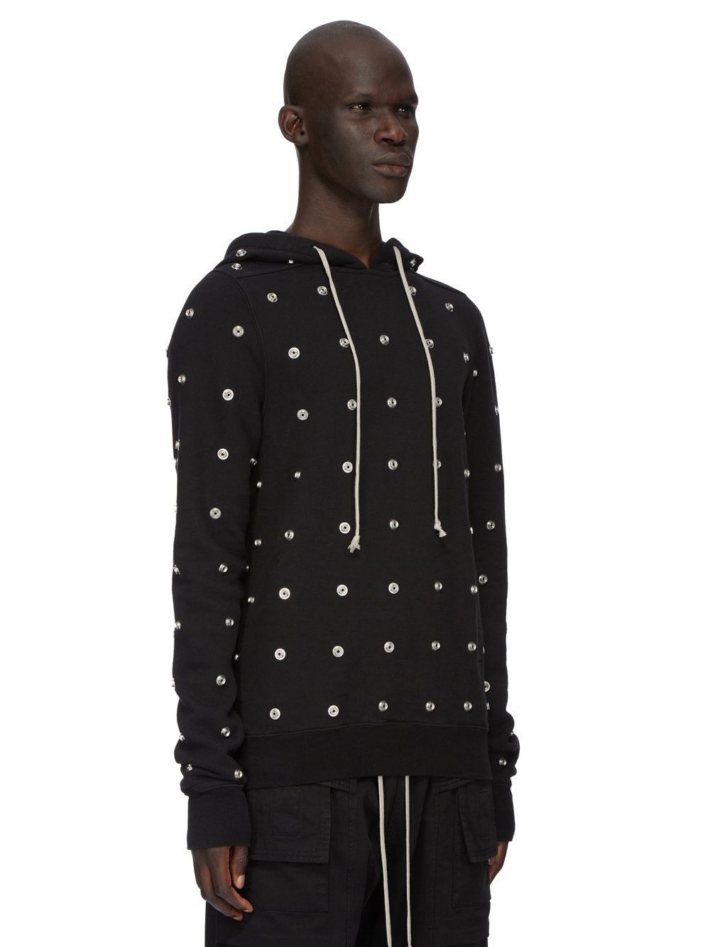 Rick Owens Drkshdw Granbury Organic Fleece Press Stud Button Hoodie SS24 Lido Size US S / EU 44-46 / 1 - 23 Thumbnail