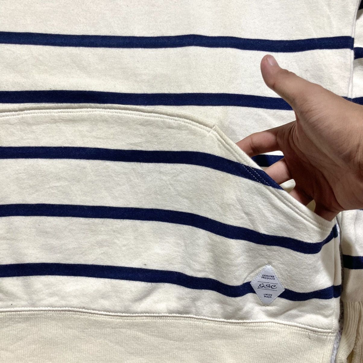 go slow caravan 2000s Go Slow Caravan Striped Unique Hoodie Kapital Style Size US L / EU 52-54 / 3 - 11 Thumbnail