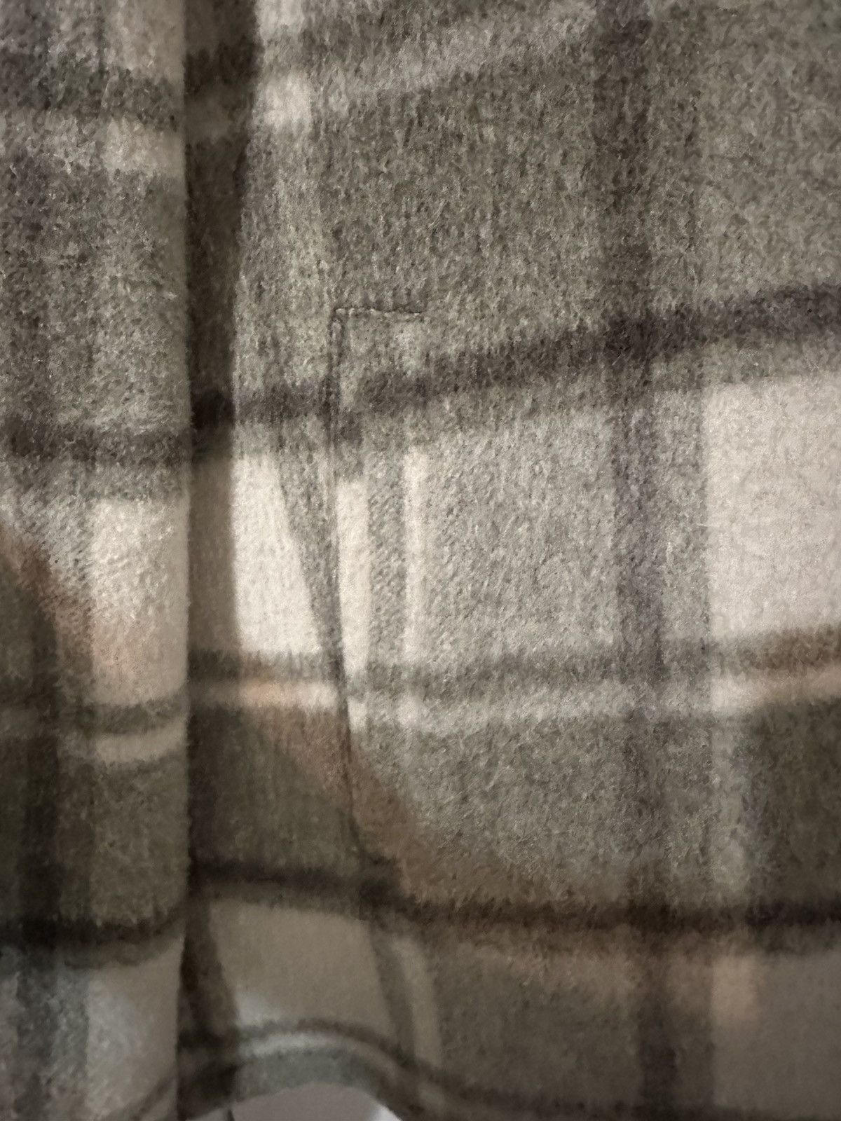 Menace Menace “Split Wool Plaid French Terry Hoodie” XL Size US XL / EU 56 / 4 - 6 Thumbnail