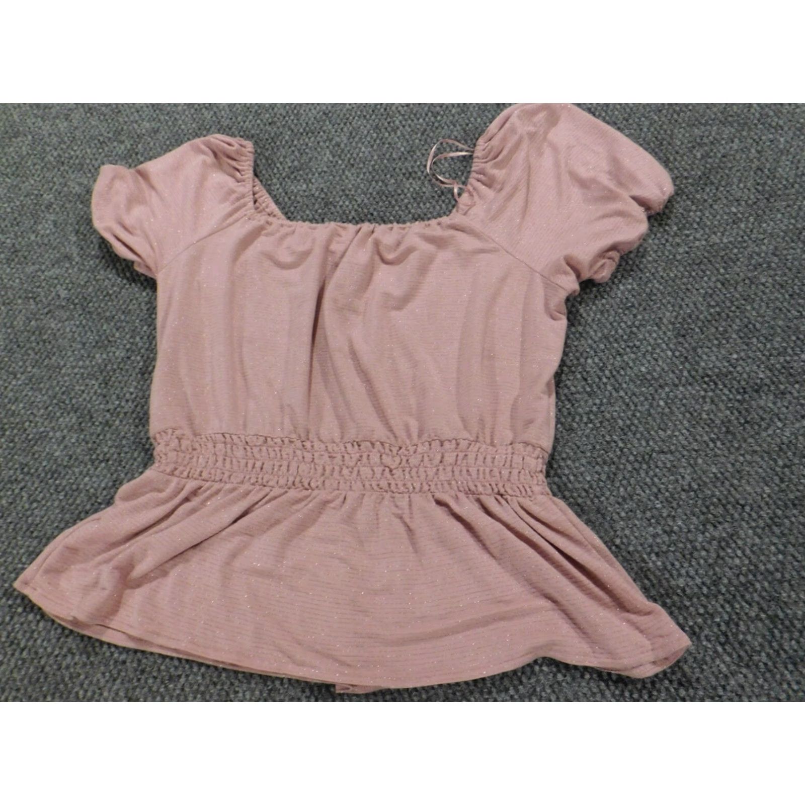 Vintage **LC Lauren Conrad Women's Pink Medium Blouse Crew Neck Stretch** User: LC Lauren Conrad Women's Medium Pink Blouse Crew Neck Stretch Size M / US 6-8 / IT 42-44 - 7 Thumbnail