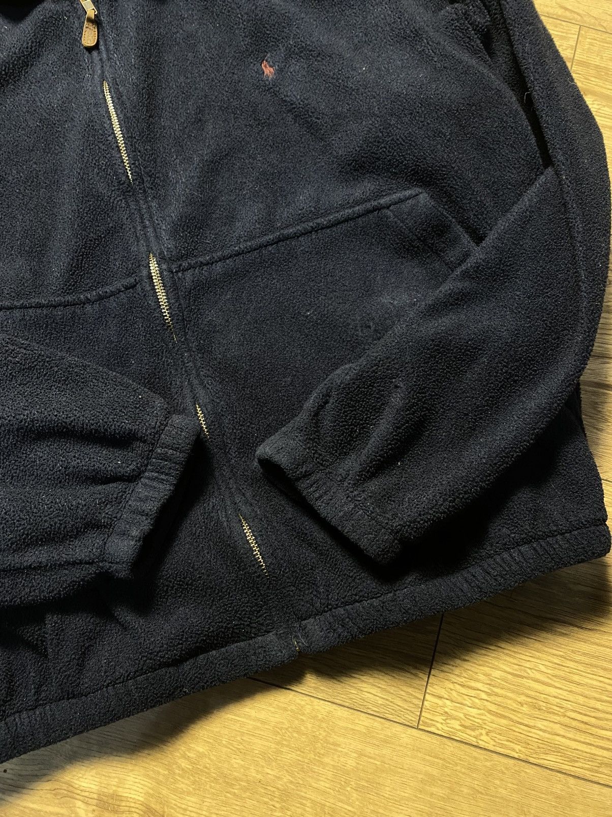 Polo Ralph Lauren Vintage Polo Ralph Lauren XL Navy Blue Fleece Jacket Men's Size US XL / EU 56 / 4 - 7 Thumbnail