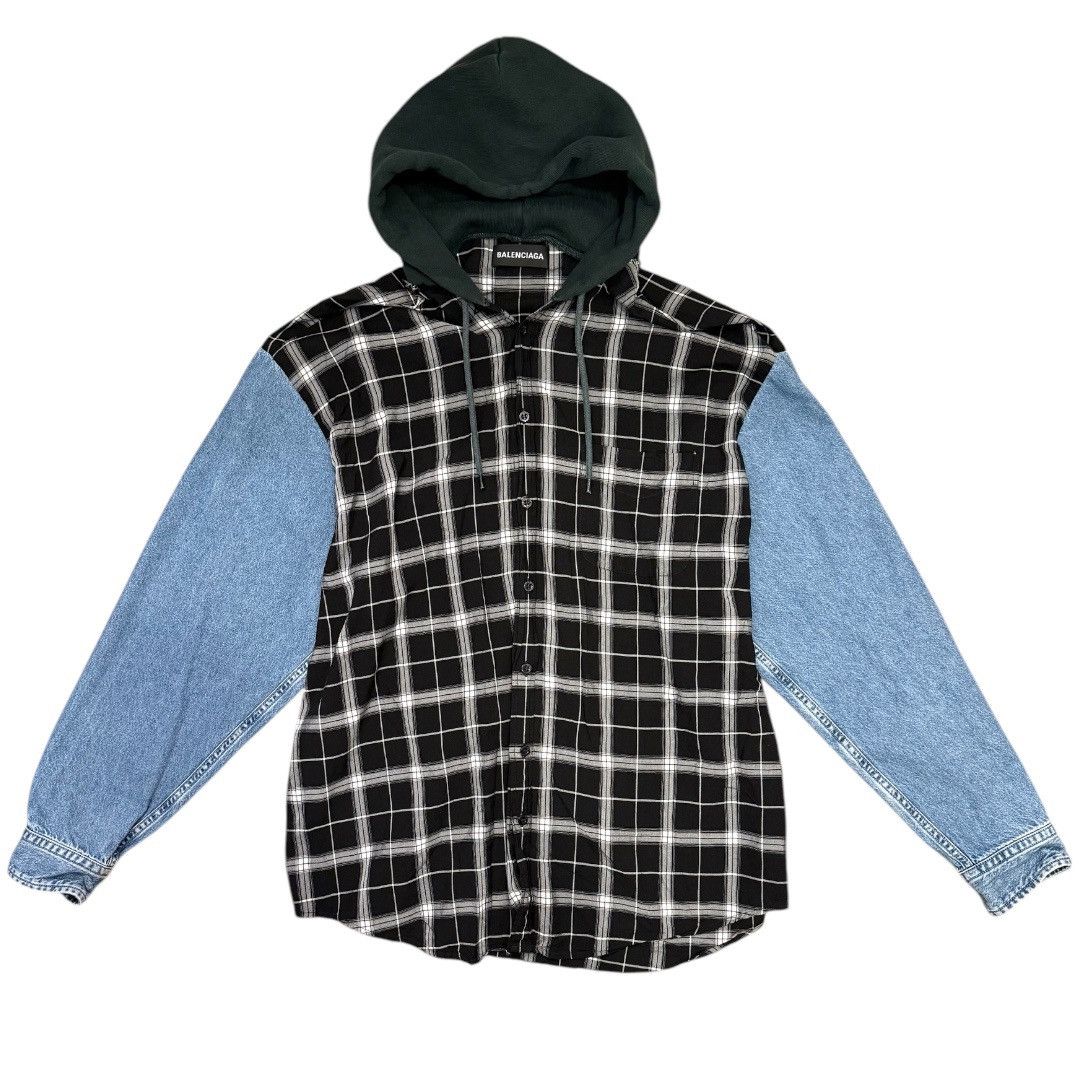 Balenciaga BALENCIAGA TWINSET HYBRID FLANNEL Size US M / EU 48-50 / 2 - 1 Thumbnail