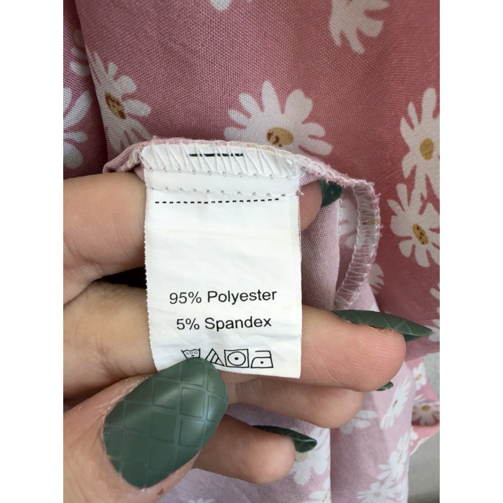 Shein SHEIN Curve Womens Dress 3XL Pink Daisy Floral Sleeveless V-Neck Knee Length Mini Dress Womens Size XXL / US 16-18 / IT 52-54 - 4 Thumbnail