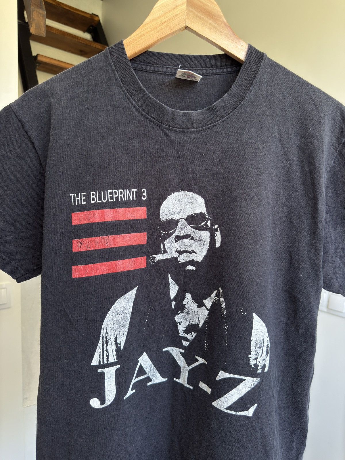 Jay-Z Vintage Jay Z Y2K Big Print Shirt Rap Tee The Blueprint Rare Size US S / EU 44-46 / 1 - 8 Thumbnail