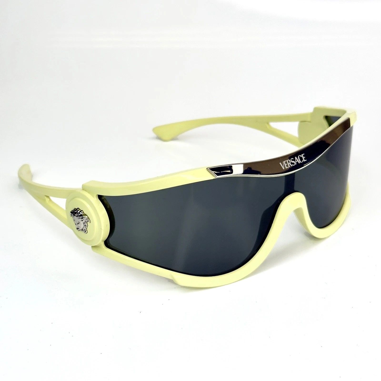 Versace VERSACE VE4475 MEDUSA MEDALLION SHIELD 4475 Mask Sunglasses Size ONE SIZE - 8 Thumbnail