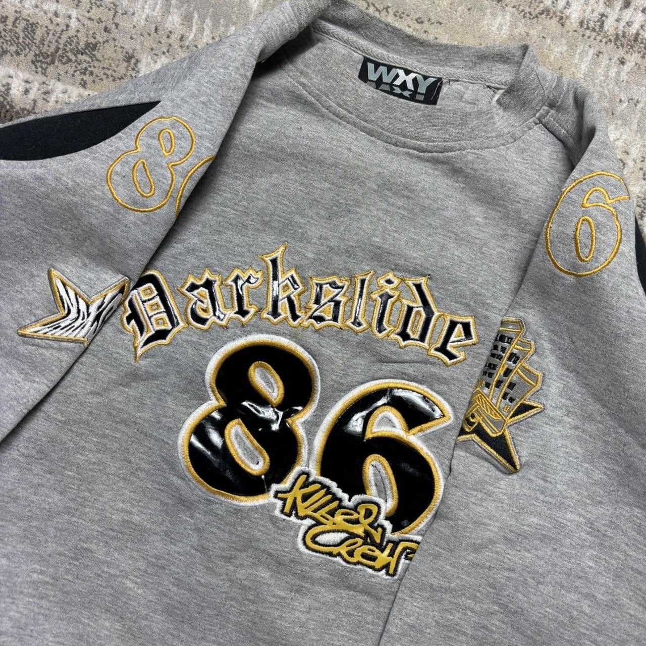 Japanese Brand 00s Embroidered Boxy Crewneck Grey S Size S / US 4 / IT 40 - 5 Thumbnail