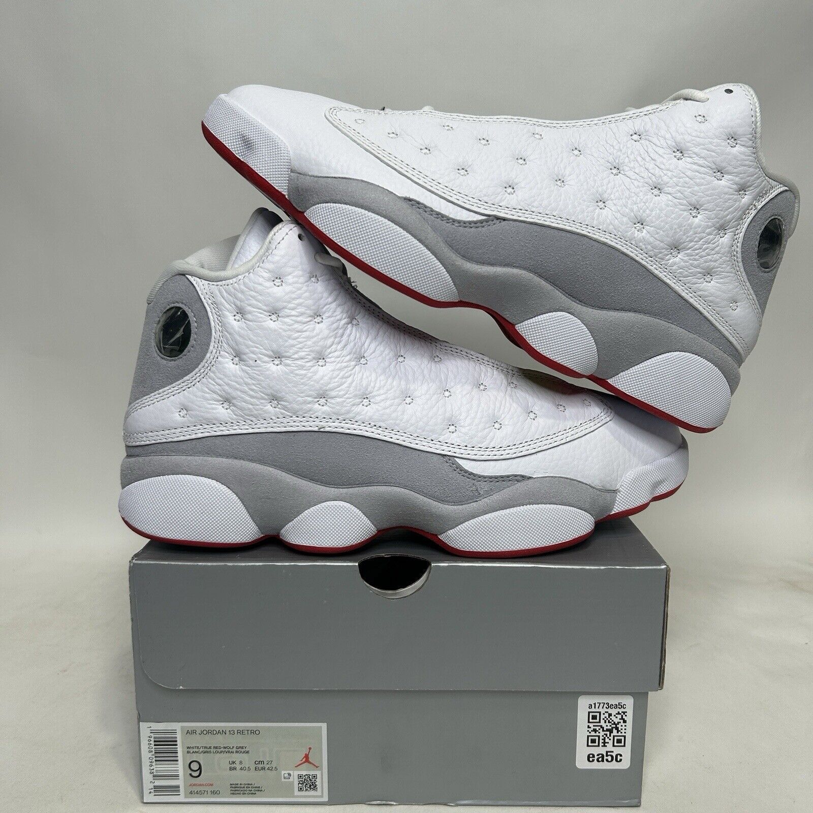 Jordan Brand Nike Shoes Air Jordan 13 Retro "Wolf Grey" 2024 Size US 9 / EU 42 - 1 Thumbnail