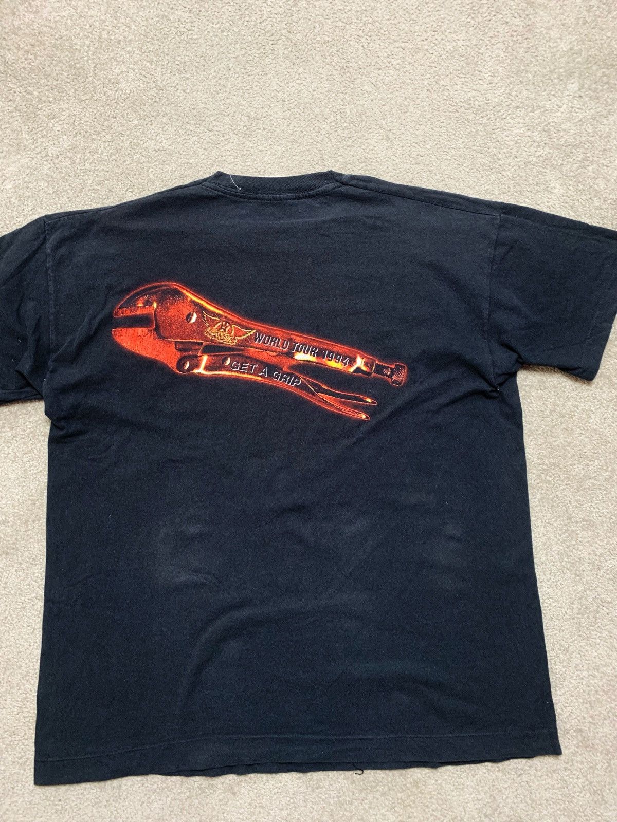 Band Tees Vintage Rock Tees Aerosmith Get A Grip 1994 Band 90s Rare Size US L / EU 52-54 / 3 - 10 Thumbnail