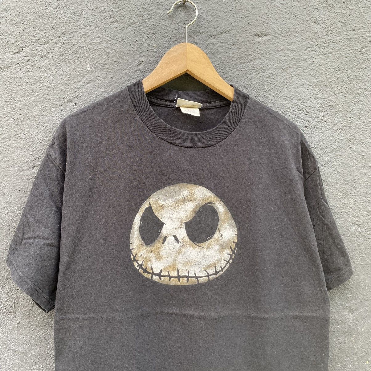 Disney Vintage Faded Nightmare Before Christmas ERD GRUNGE TEE Size US L / EU 52-54 / 3 - 2 Thumbnail
