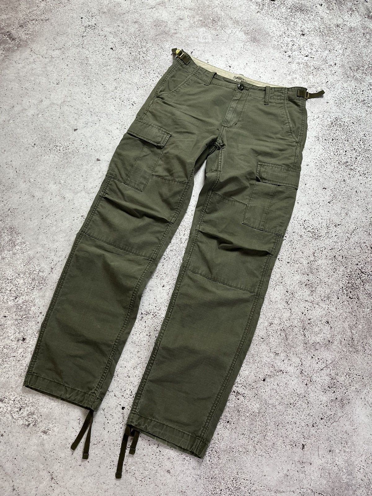Carhartt × Carhartt Wip × Vintage 🐲Carhartt Cargo Pants Vintage Aviation Pant Size US 32 / EU 48 - 2 Thumbnail