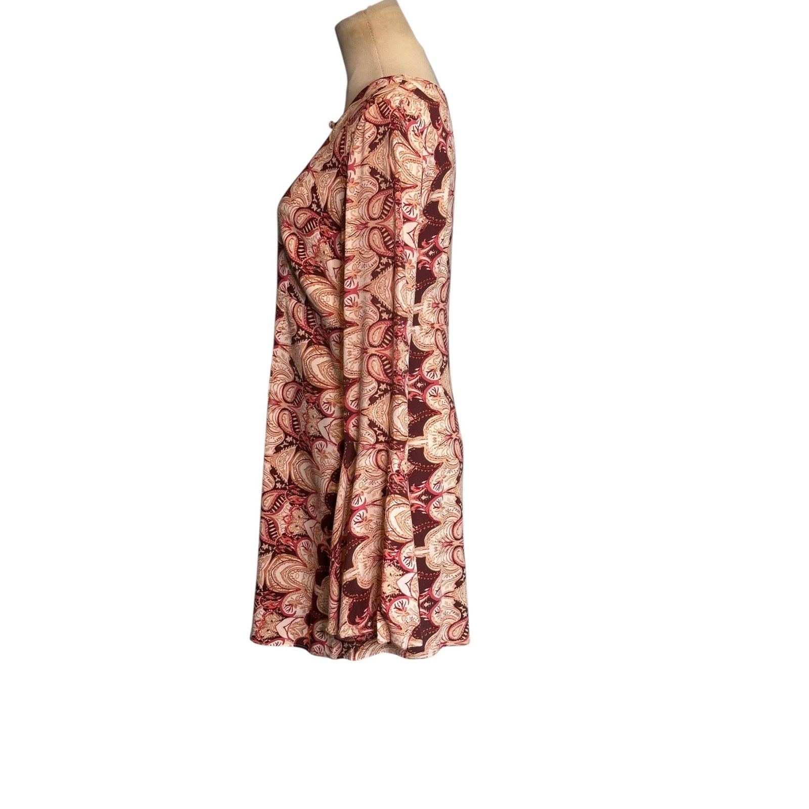Free People Free people bell sleeves neck boho mini dress size 6 Size M / US 6-8 / IT 42-44 - 12 Thumbnail