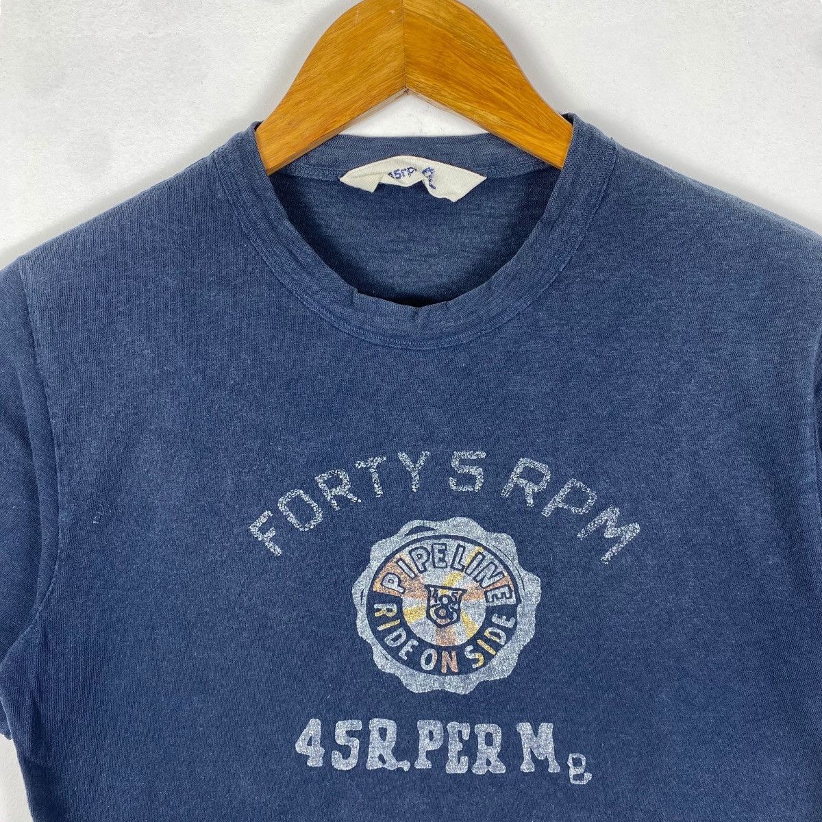 45rpm 45 RPM Pipeline Ride On Size Natural Indigo Graphic Tee Size US S / EU 44-46 / 1 - 2 Thumbnail