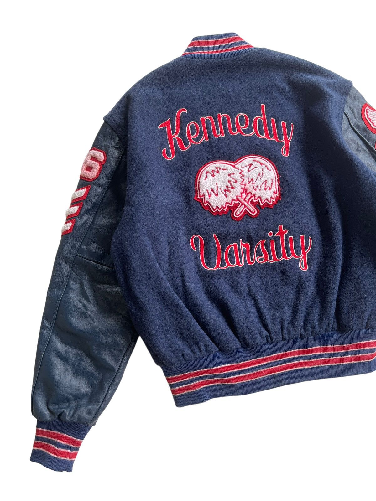 Vintage Vintage 70s Delong Kennedy Varsity Jacket Size US M / EU 48-50 / 2 - 7 Thumbnail