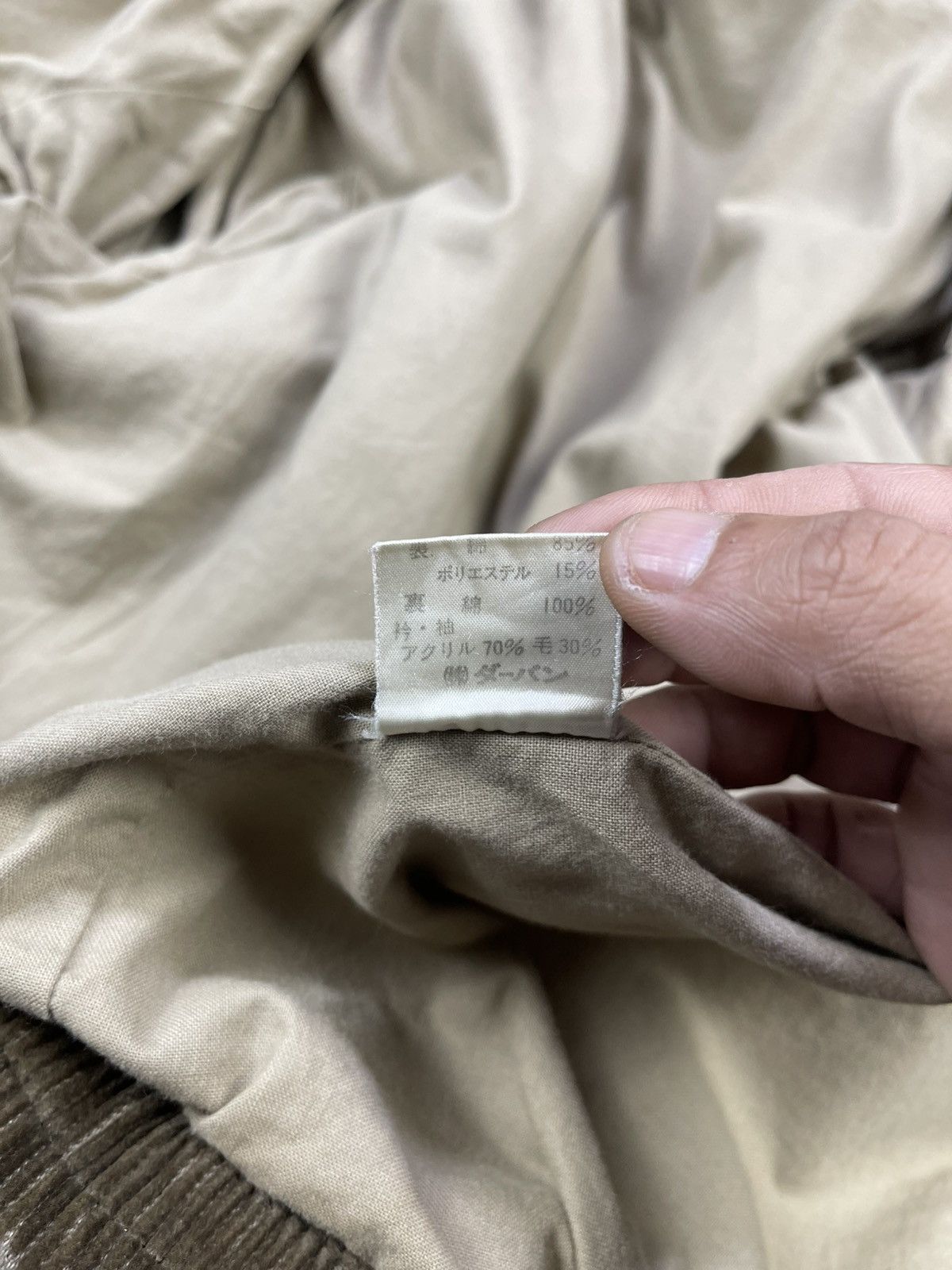 Japanese Brand D’Urban Corduroy Ribbed Knit Sleeve Button Closure Jacket Size US M / EU 48-50 / 2 - 15 Thumbnail