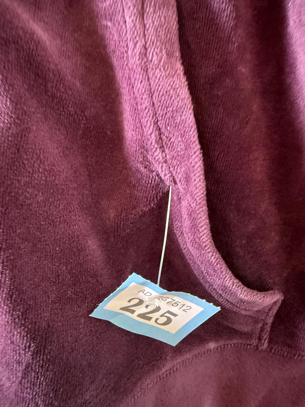 Juicy Couture Jeans Juicy Couture Purple Velour Zip-Up Hoodie, Size Large Size L / US 10 / IT 46 - 2 Thumbnail