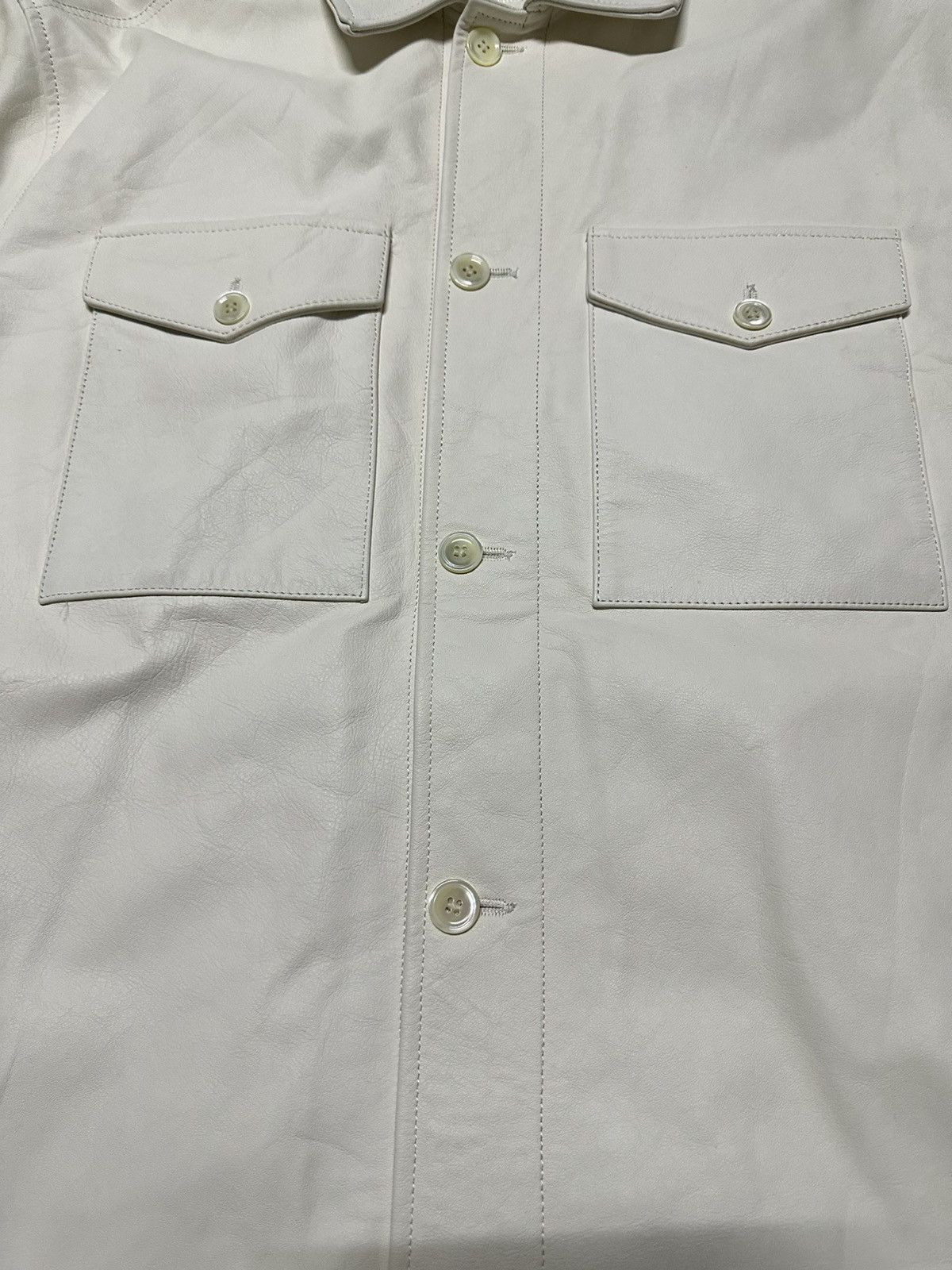 H&M × Maison Margiela Maison margela x H&M keather jacket button down Size US L / EU 52-54 / 3 - 4 Thumbnail