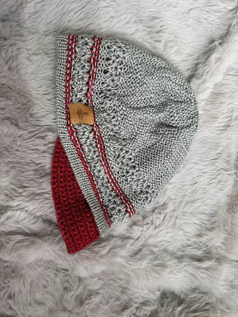 Vivienne Westwood Vivienne Westwood Red Love Knit Hat Size ONE SIZE - 6 Thumbnail