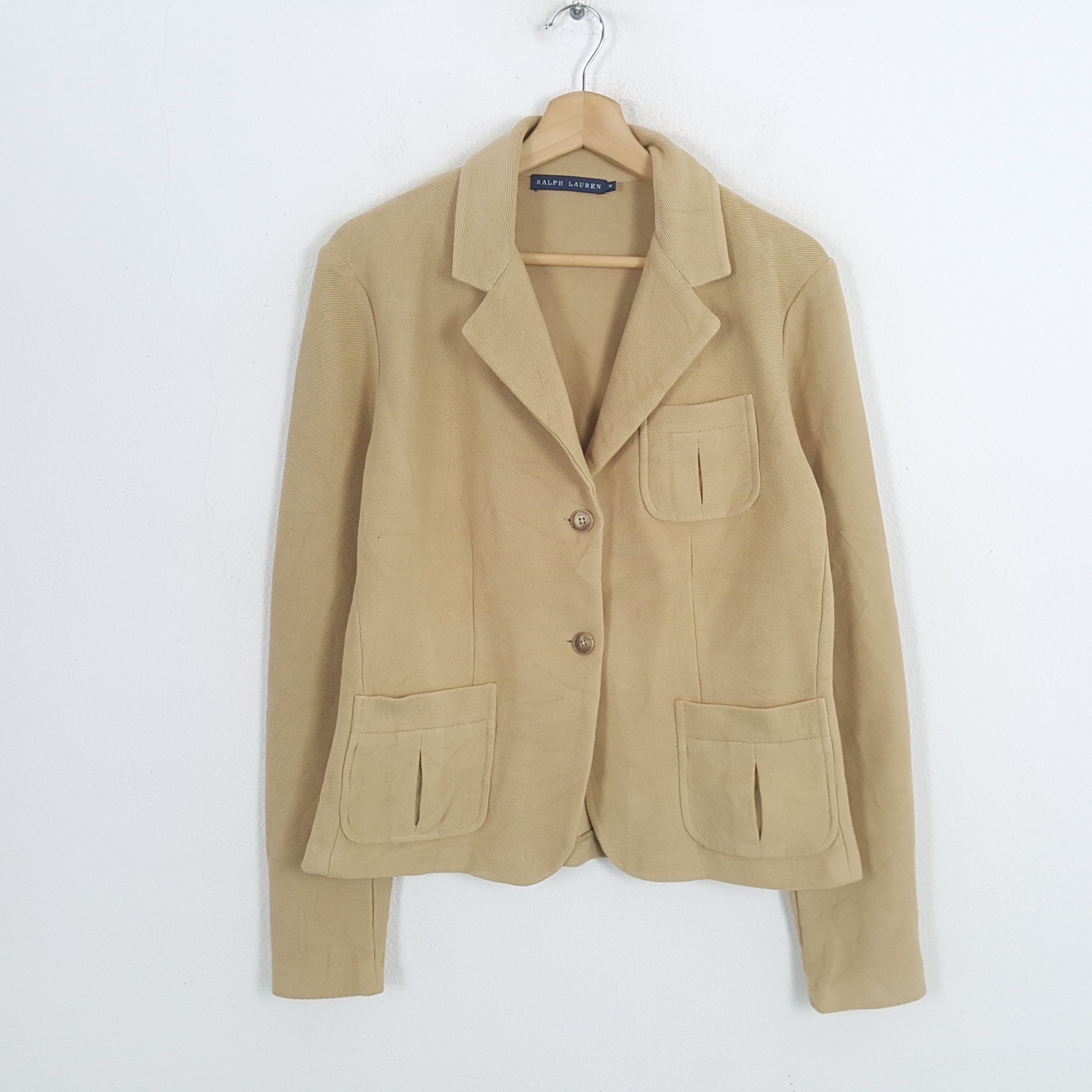 Polo Ralph Lauren × Vintage Vintage POLO by RALPH LAUREN Fashion Brand Blazer Size S / US 4 / IT 40 - 1 Thumbnail