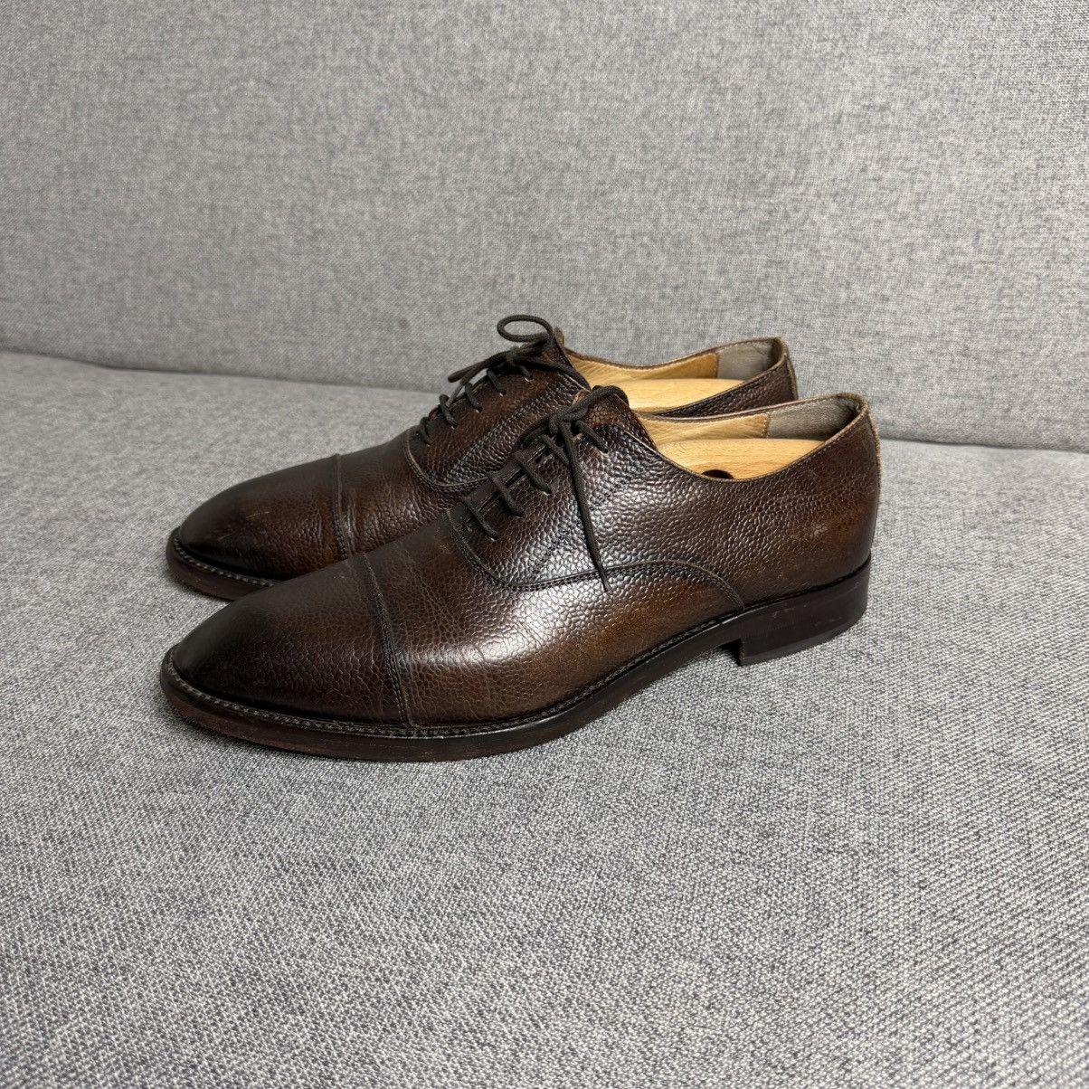 Antonio Maurizi Antonio Maurizi Brown Leather Oxford Shoes Size US 10 / EU 43 - 4 Thumbnail