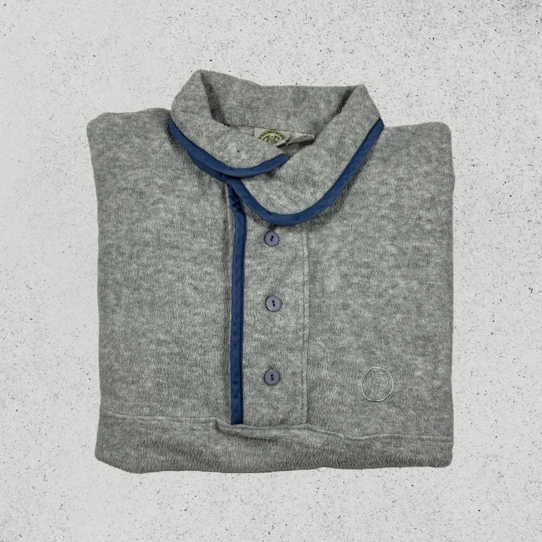 Vintage Vintage R&R Sport 90s Fleece Button Sweatshirt Size US XL / EU 56 / 4 - 3 Thumbnail