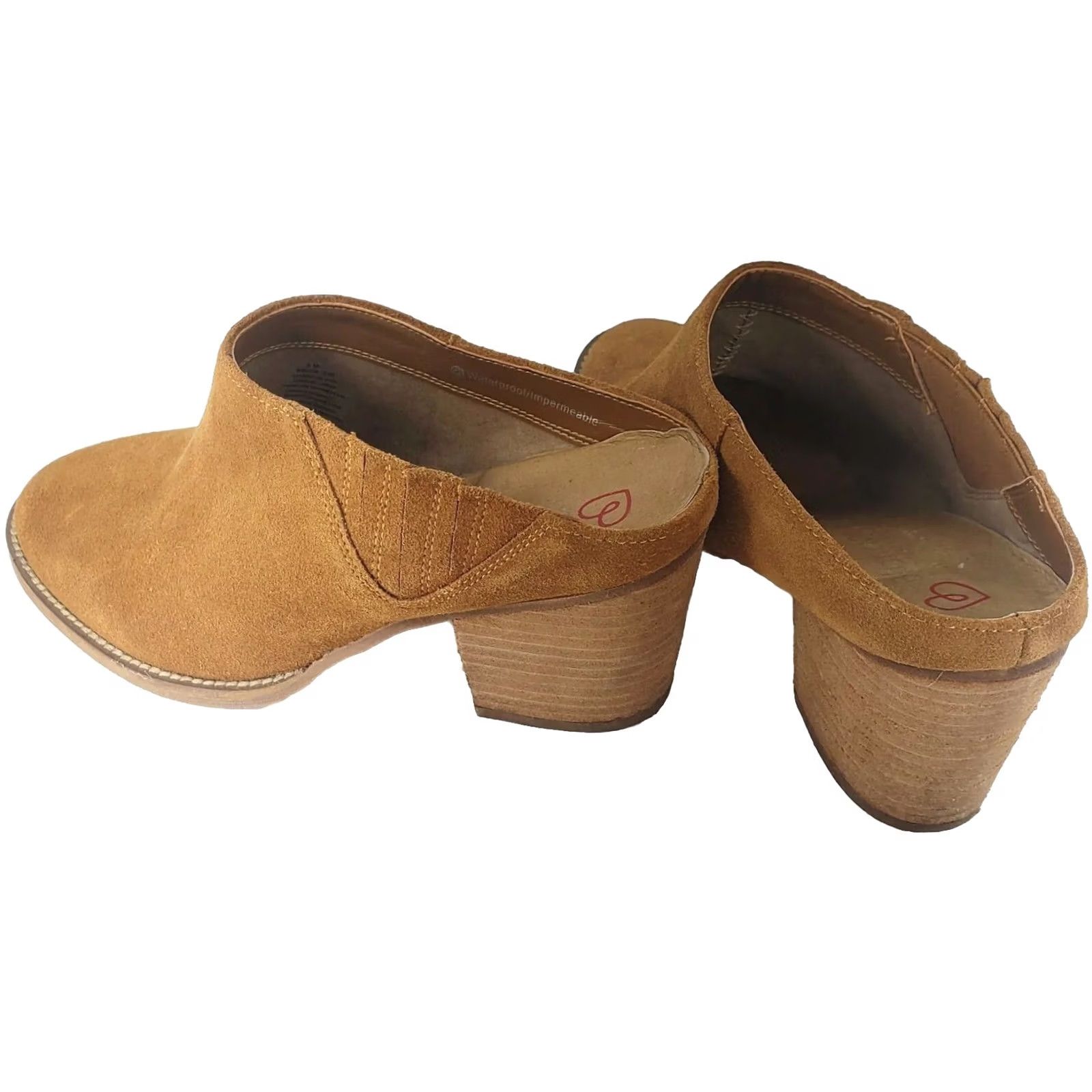Blondo Blondo NORWICH Mule Waterproof Suede Brown Women's Size 8M Boot Look Size US 8 / IT 38 - 5 Thumbnail