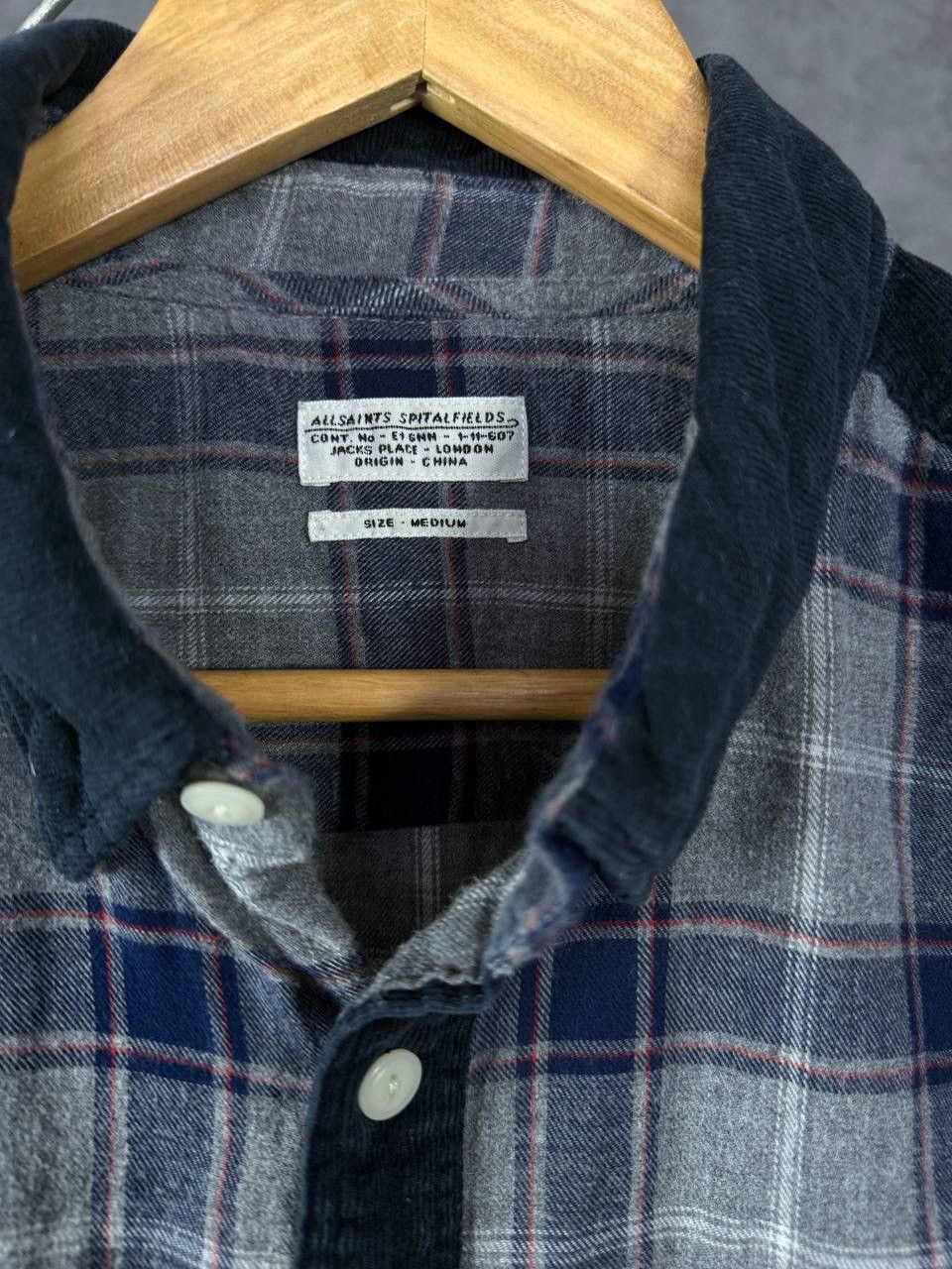 Allsaints Allsaints vintage designer shirt Size US M / EU 48-50 / 2 - 4 Thumbnail
