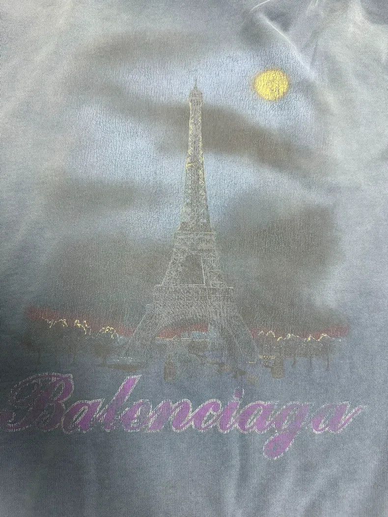 Balenciaga Balenciaga Letter Printed Hooded Long Sleeve Sweatshirt Size US XL / EU 56 / 4 - 3 Thumbnail