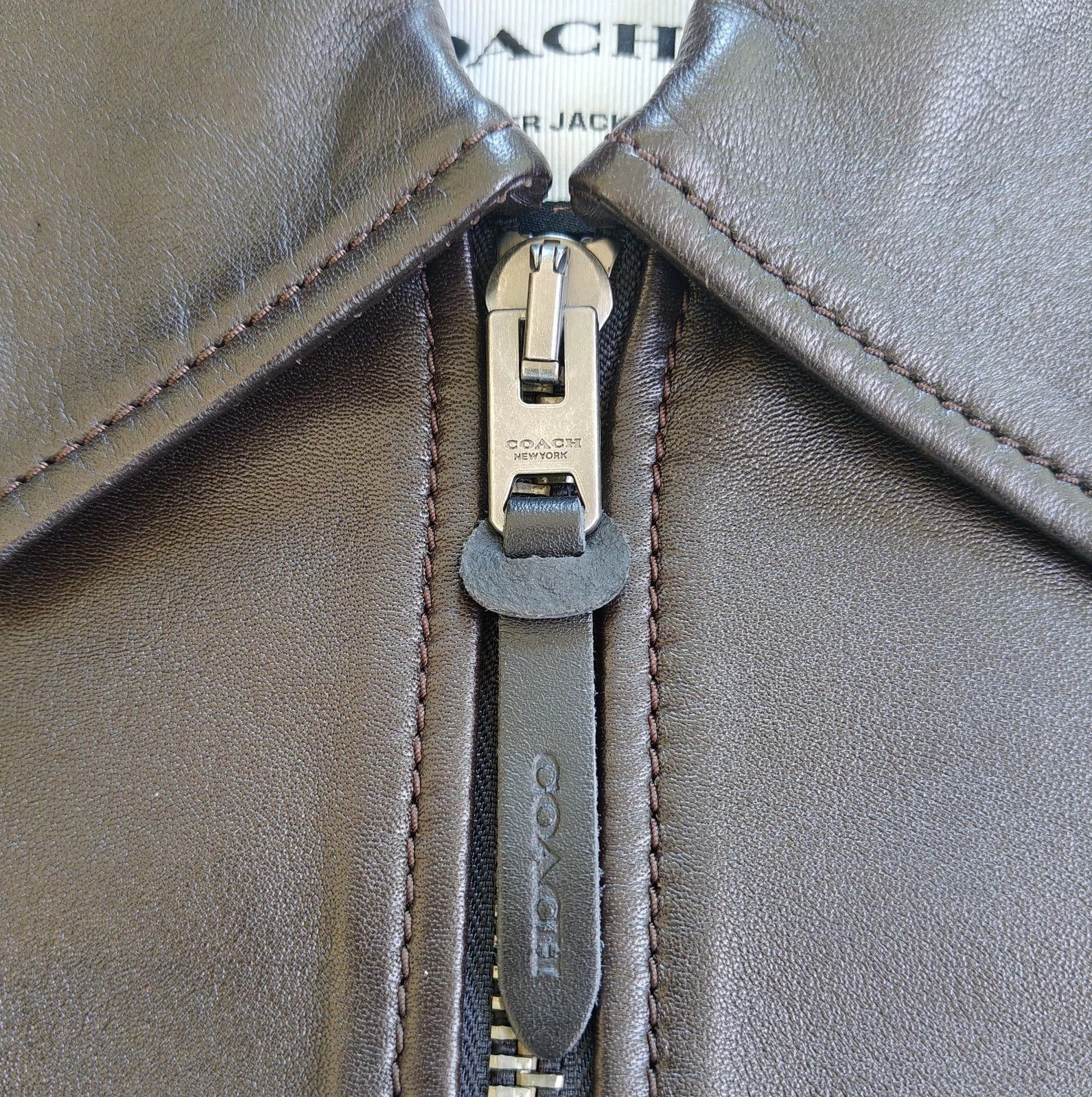 Coach Coach Leather Jacket FTP 5066 Size US XS / EU 42 / 0 - 2 Thumbnail