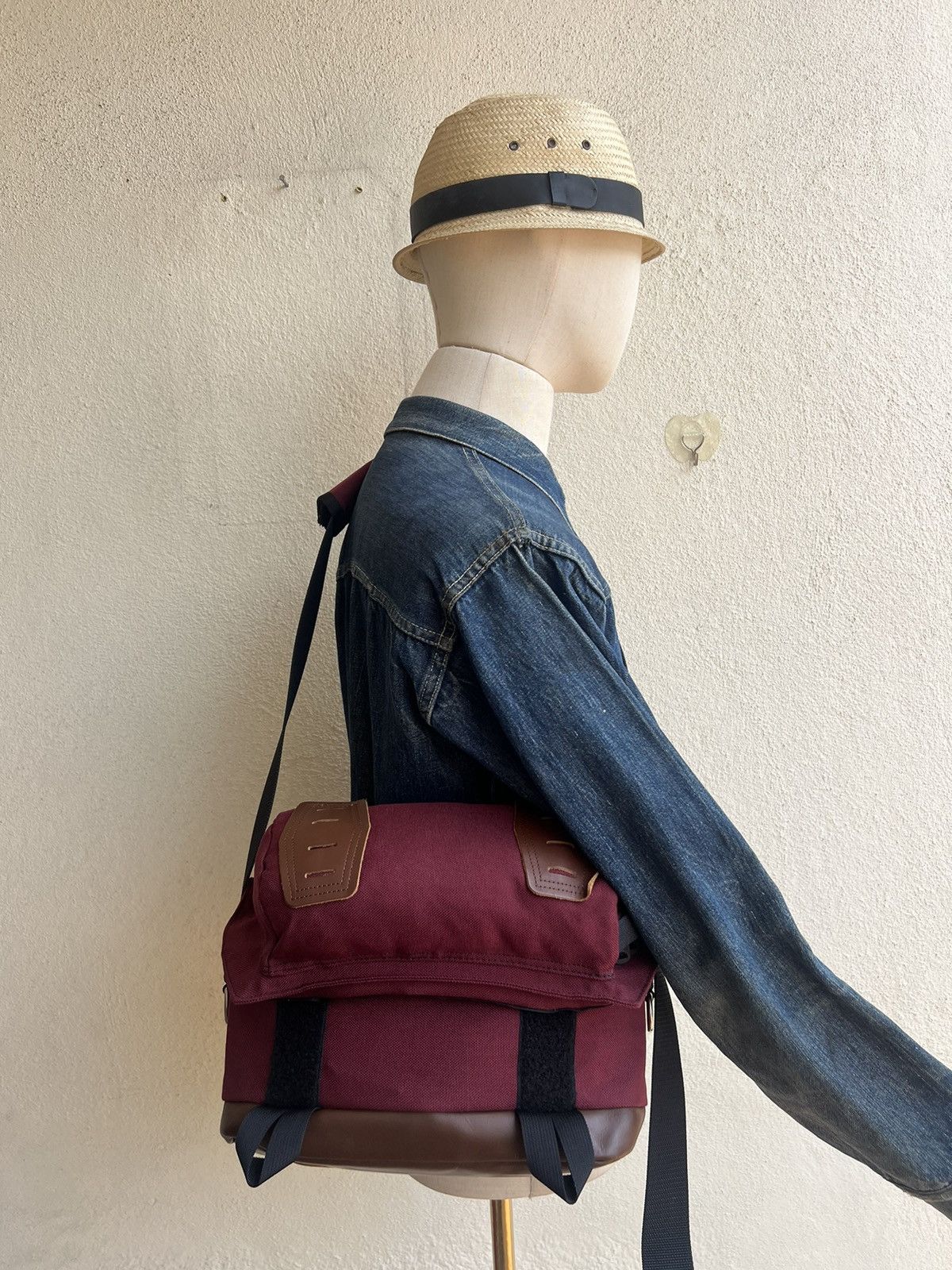 Porter Vintage Porter by Yoshida Japan Cargo Messenger Bag Leather Size ONE SIZE - 2 Thumbnail