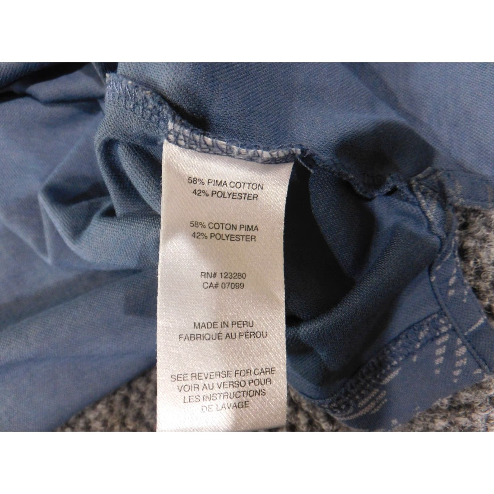 TravisMathew Travis Mathew Polo Men Large Blue Floral Knit Stretch Logo Golf Shirt Short Sleeve Button Collared Rx Vintage No Size US L / EU 52-54 / 3 - 6 Thumbnail