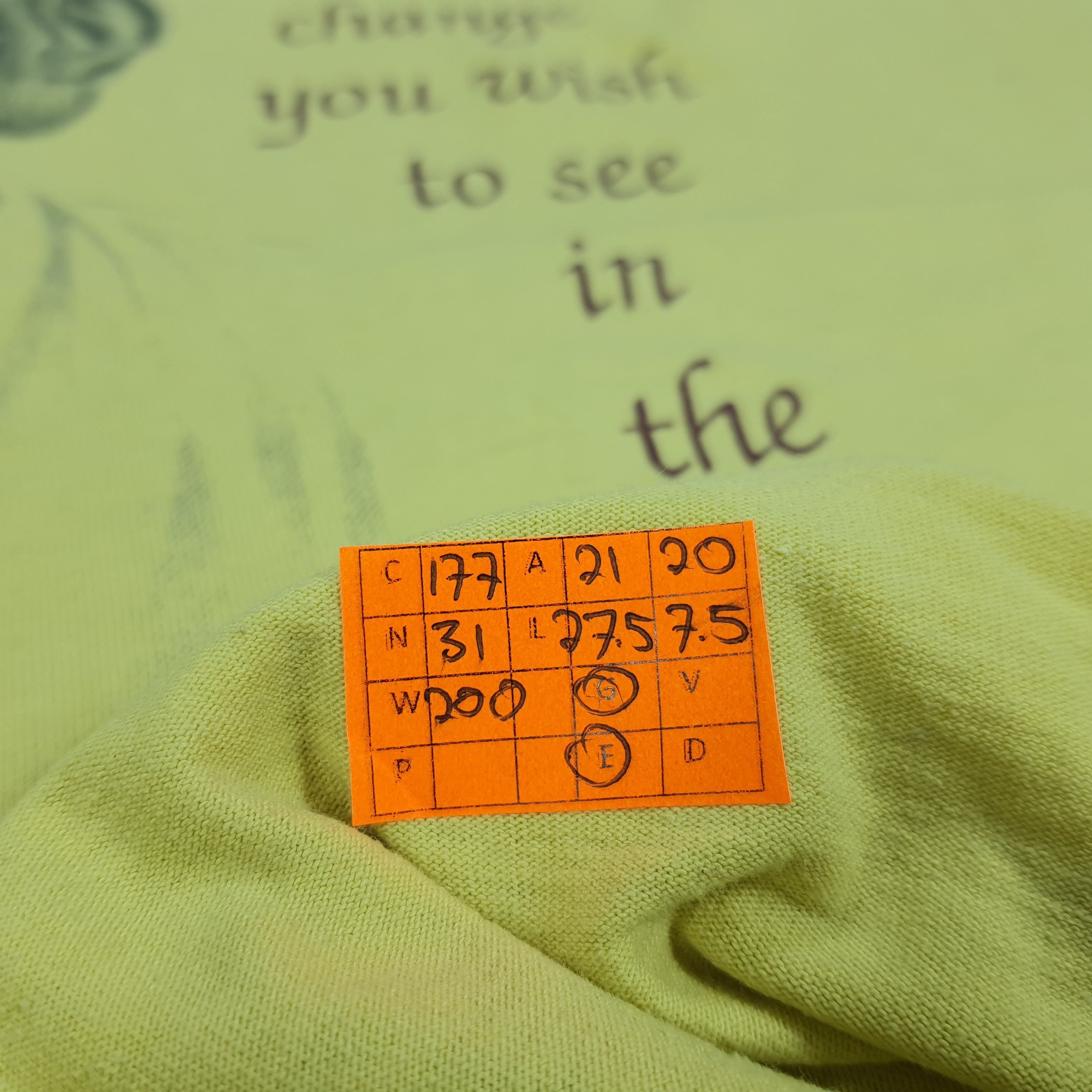 Vintage Vintage Mahatma Gandhi Quotes Tshirt Size US L / EU 52-54 / 3 - 7 Thumbnail
