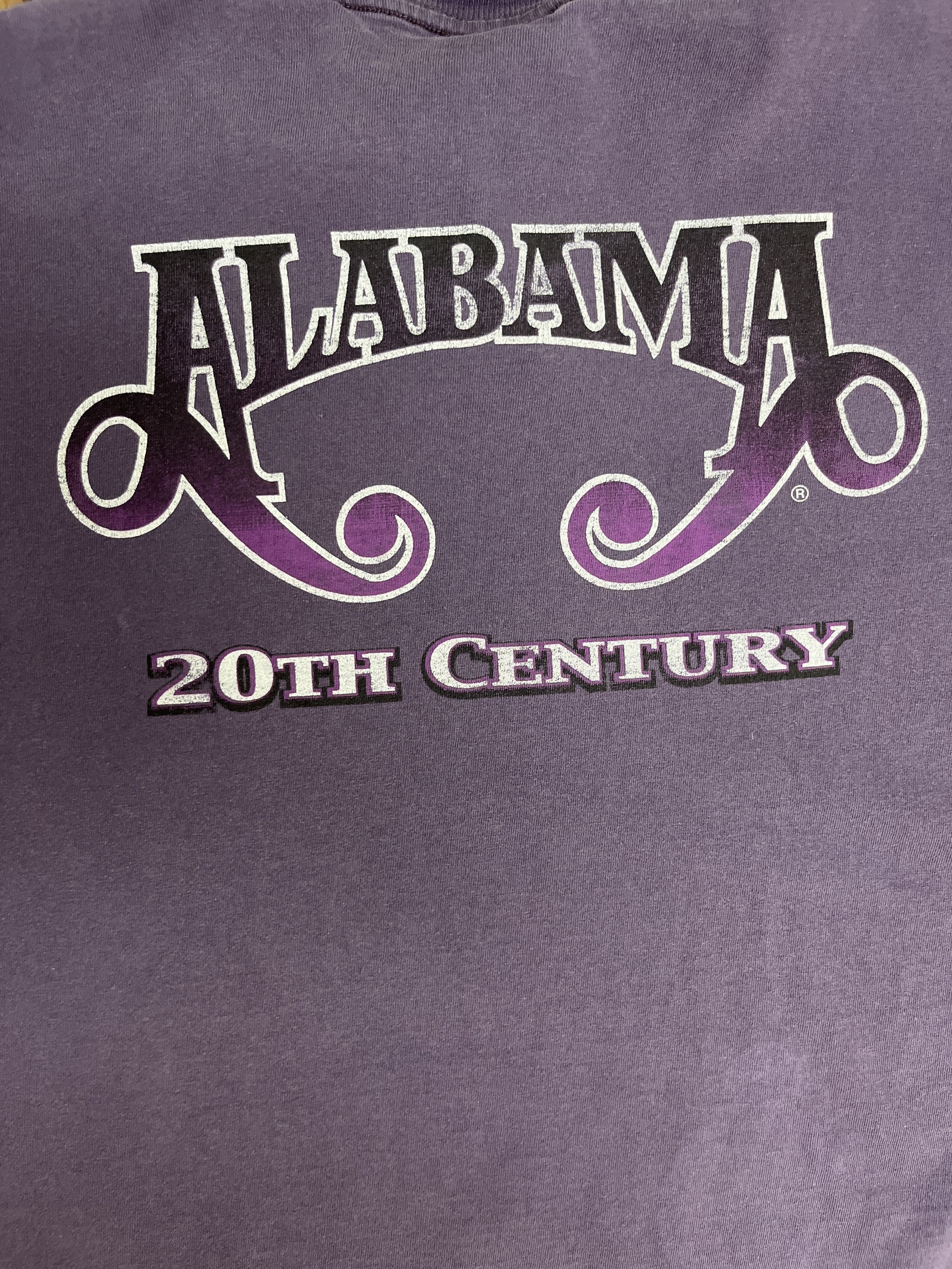 Vintage Alabama 20th Century Vintage Purple T-Shirt Tee Size US XL / EU 56 / 4 - 5 Thumbnail