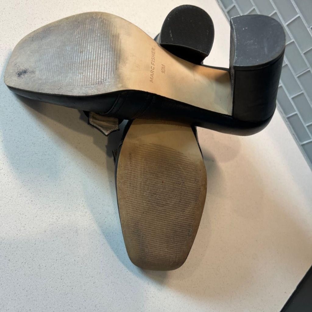 Marc Fisher 4” thick heel memory foam size 10 black Marc Fisher heels Size US 10 / IT 40 - 10 Thumbnail