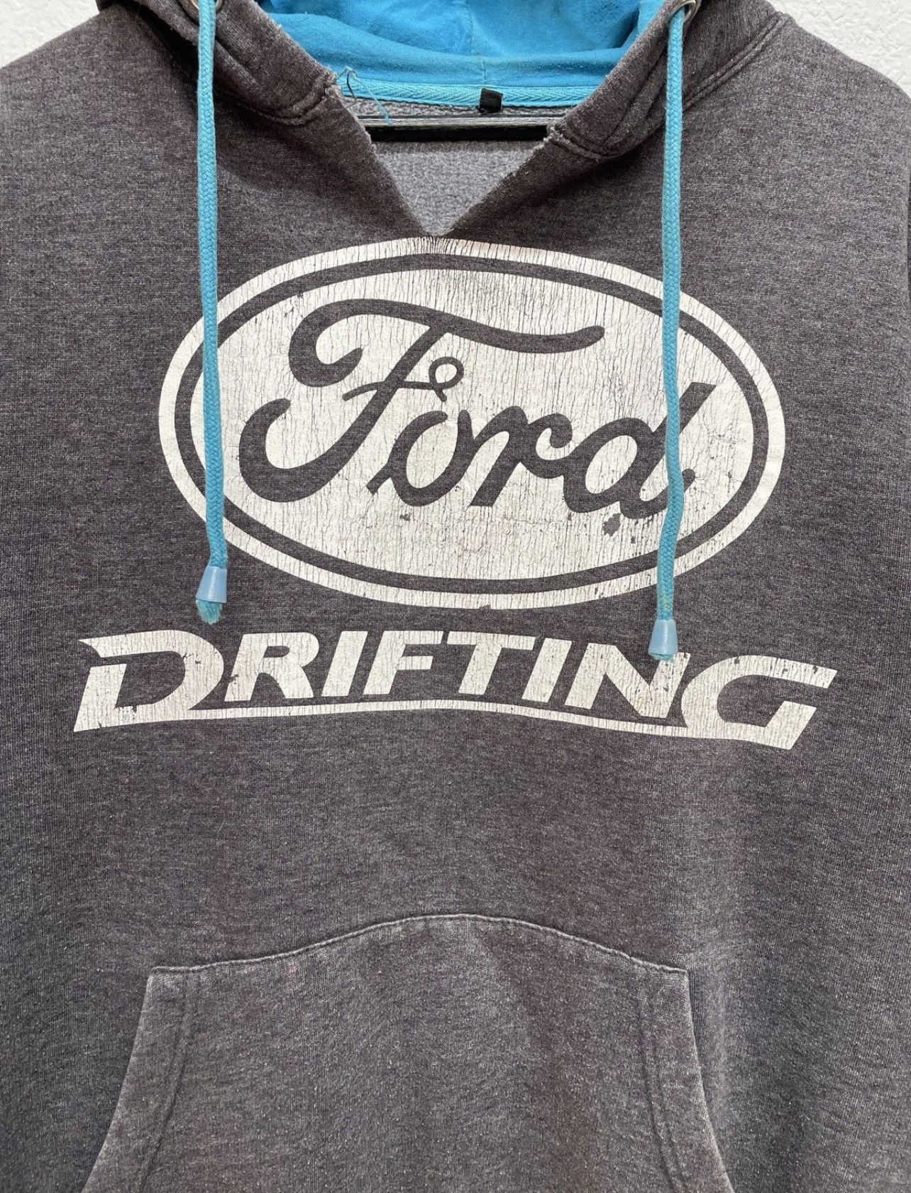NASCAR Vintage Y2K Ford Drifting Baggy Fit Sun Faded Boxy Hoodie Size US M / EU 48-50 / 2 - 5 Thumbnail