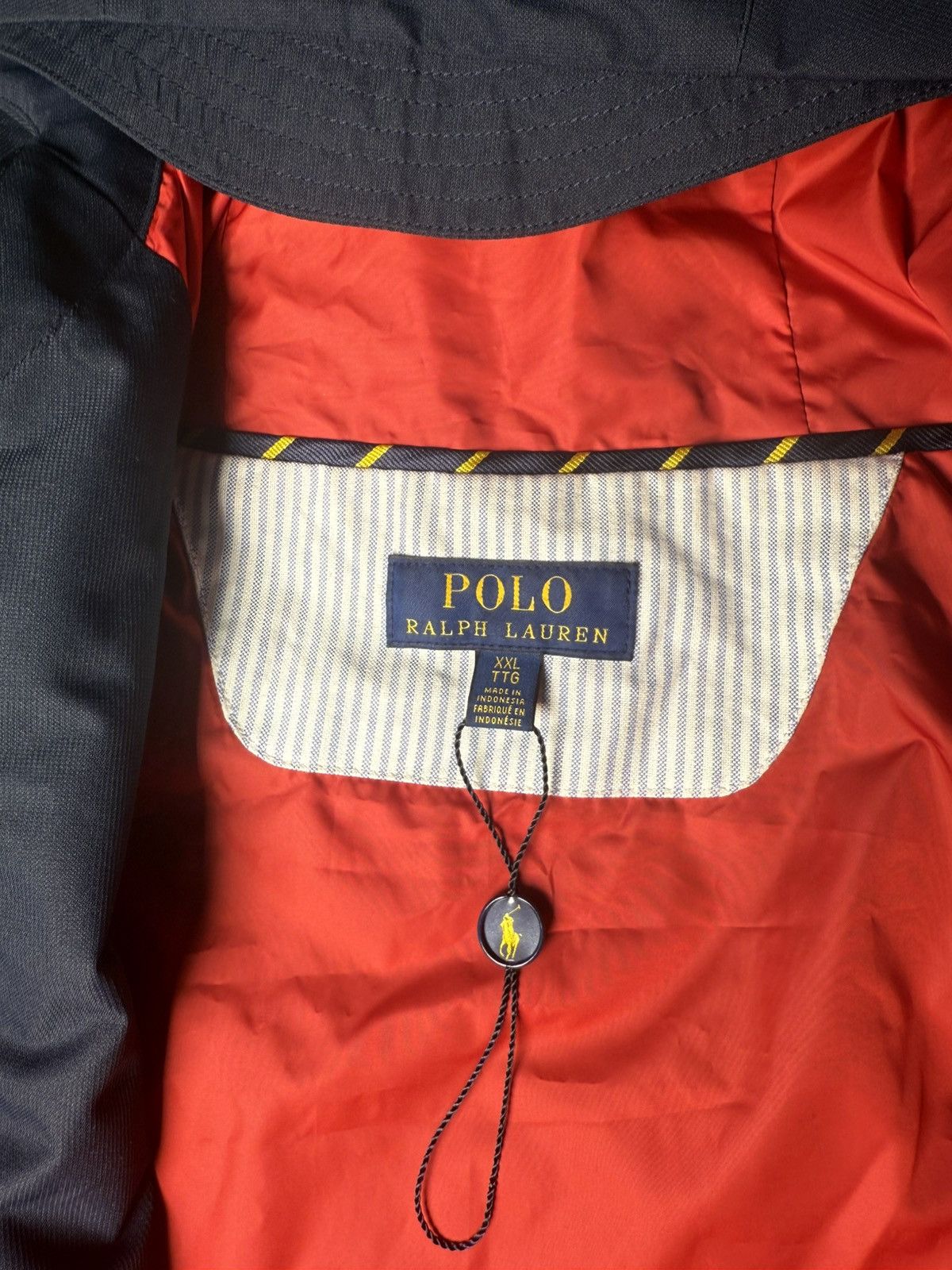 Polo Ralph Lauren × Ralph Lauren Polo Ralph Lauren Men Full Zip Hooded Water Repellent Jacket Size US XXL / EU 58 / 5 - 7 Thumbnail