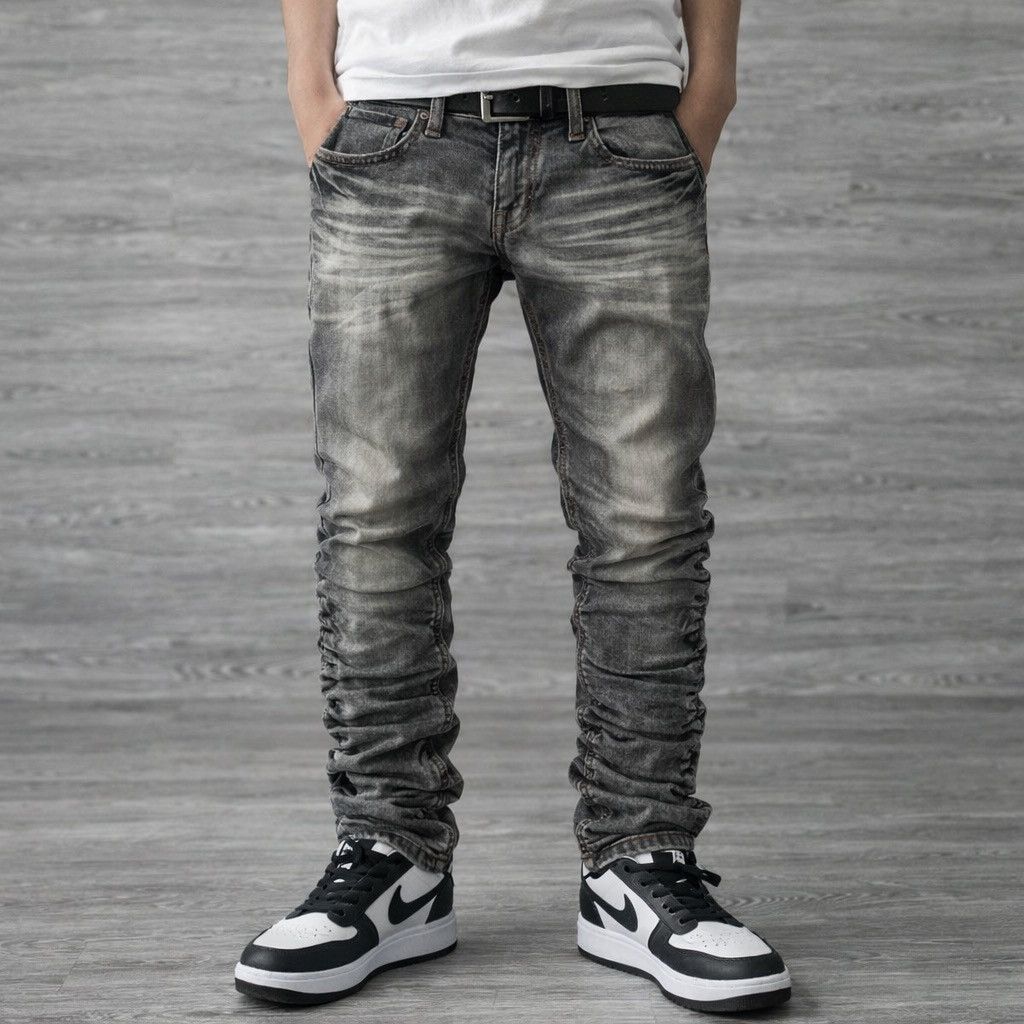 If Six Was Nine Minoya Acid Wash Faded Lgb Jeans Size US 32 / EU 48 - 14 Thumbnail