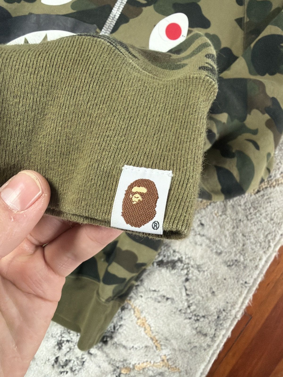 Bape Bape Shark Face Zip Style Crewneck / OG colorway Size US M / EU 48-50 / 2 - 4 Thumbnail