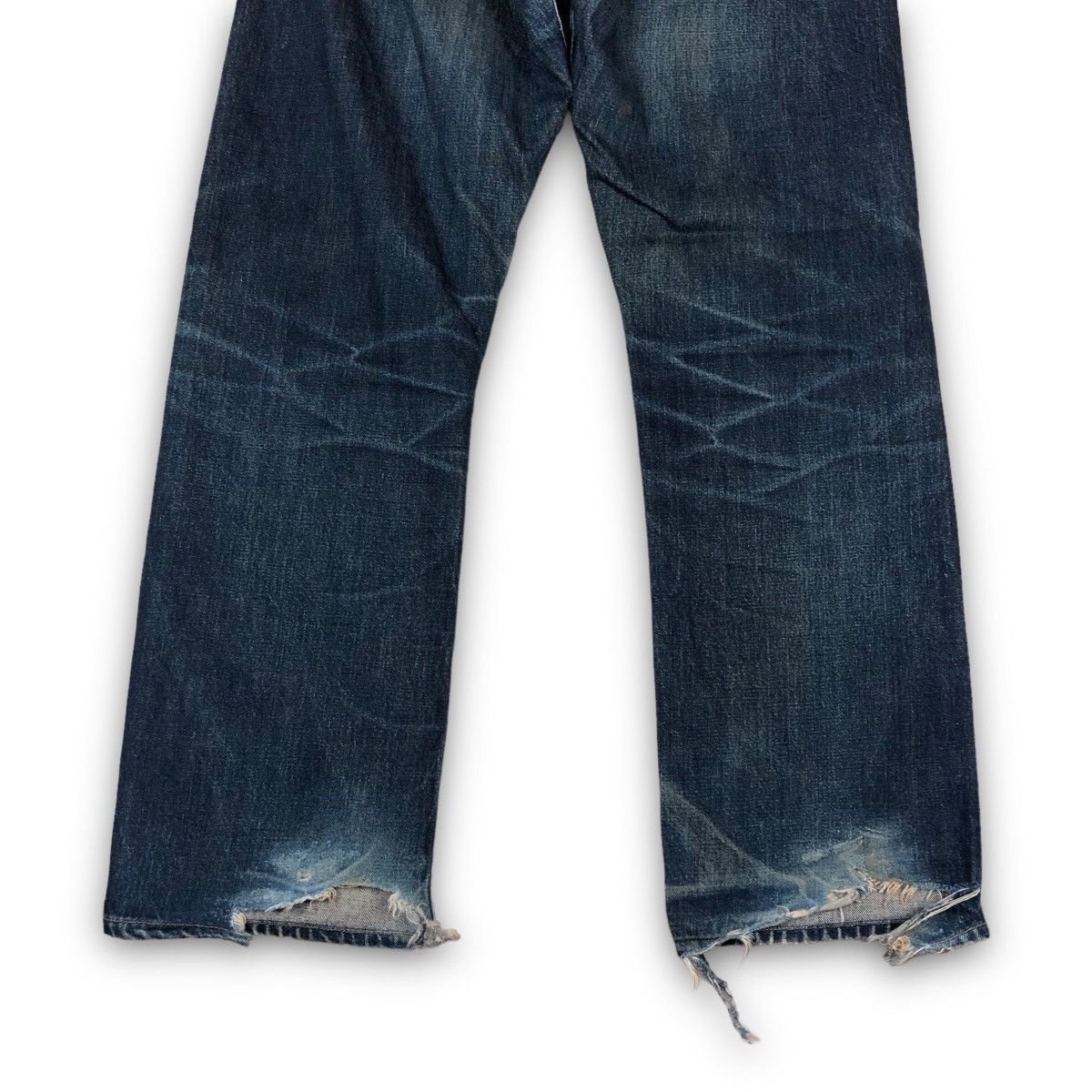 Vintage Vintage Jack The Ripper & Co Distressed Denim Jeans Size US 33 - 9 Thumbnail