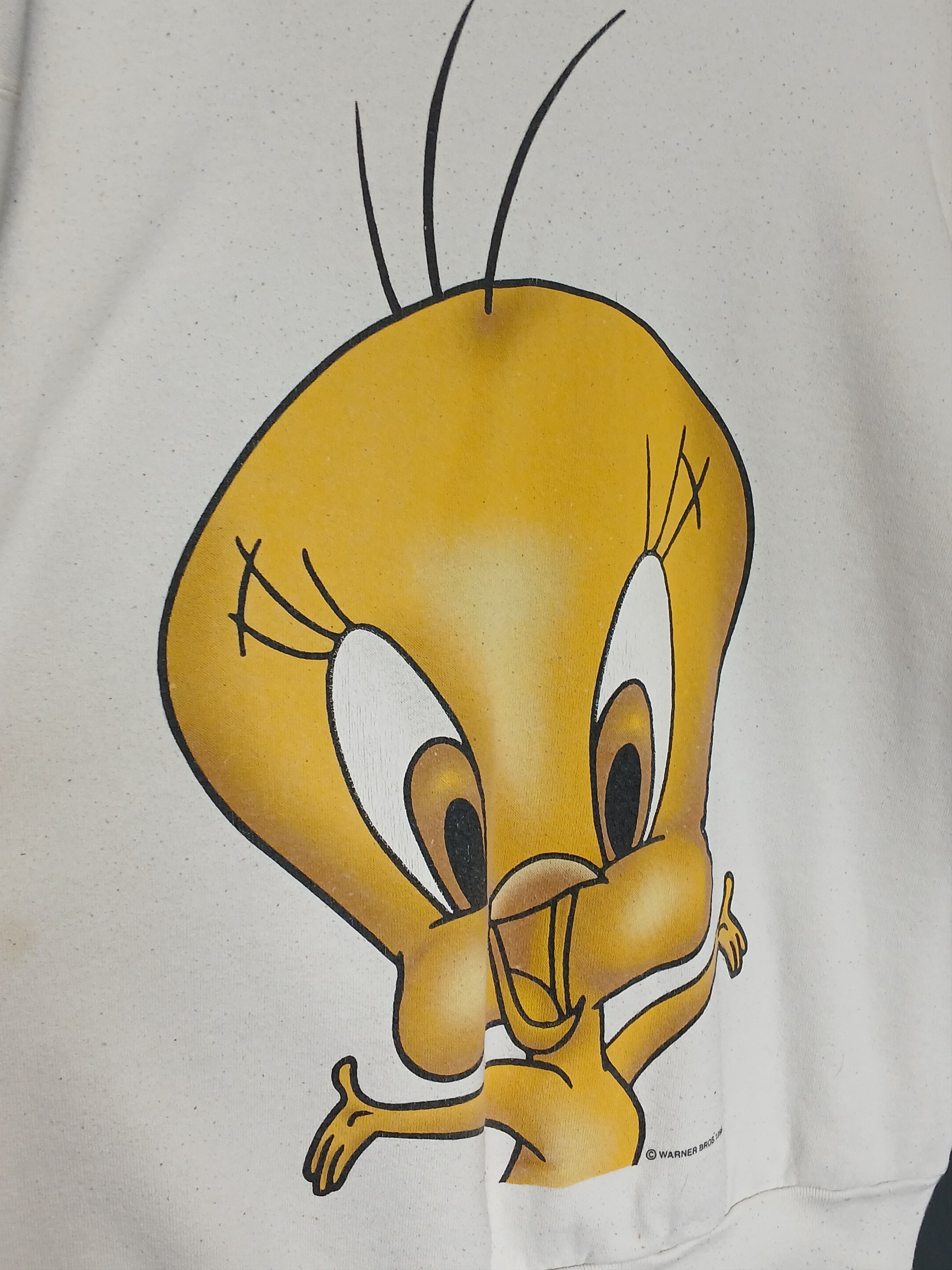 Cartoon Network × Vintage Vintage 1996 Looney Tunes Tweety Sweatshirt Size US L / EU 52-54 / 3 - 3 Thumbnail